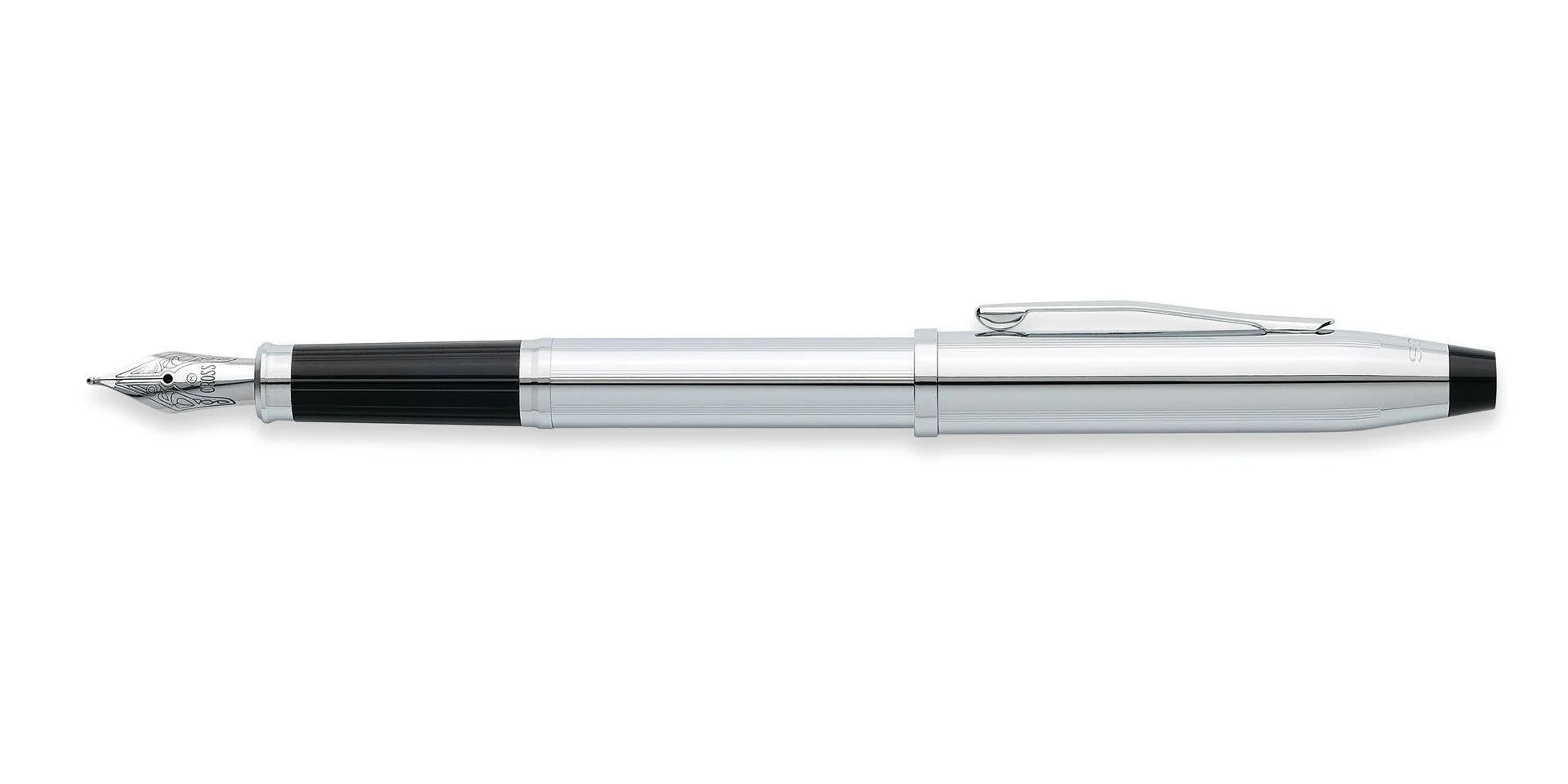 Century® II Lustrous Chrome Fine Nib Fountain Pen - Image 4