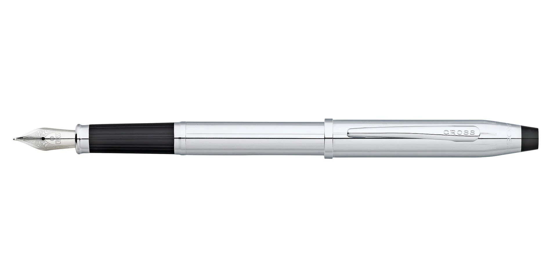 Century® II Lustrous Chrome Medium Nib Fountain Pen - Image 3