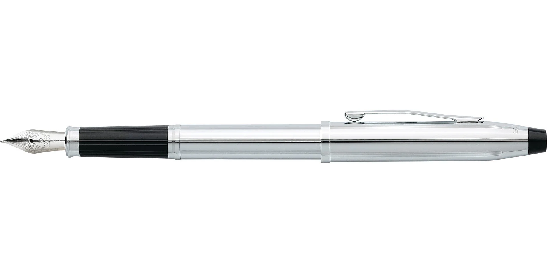 Century® II Lustrous Chrome Medium Nib Fountain Pen - Image 4
