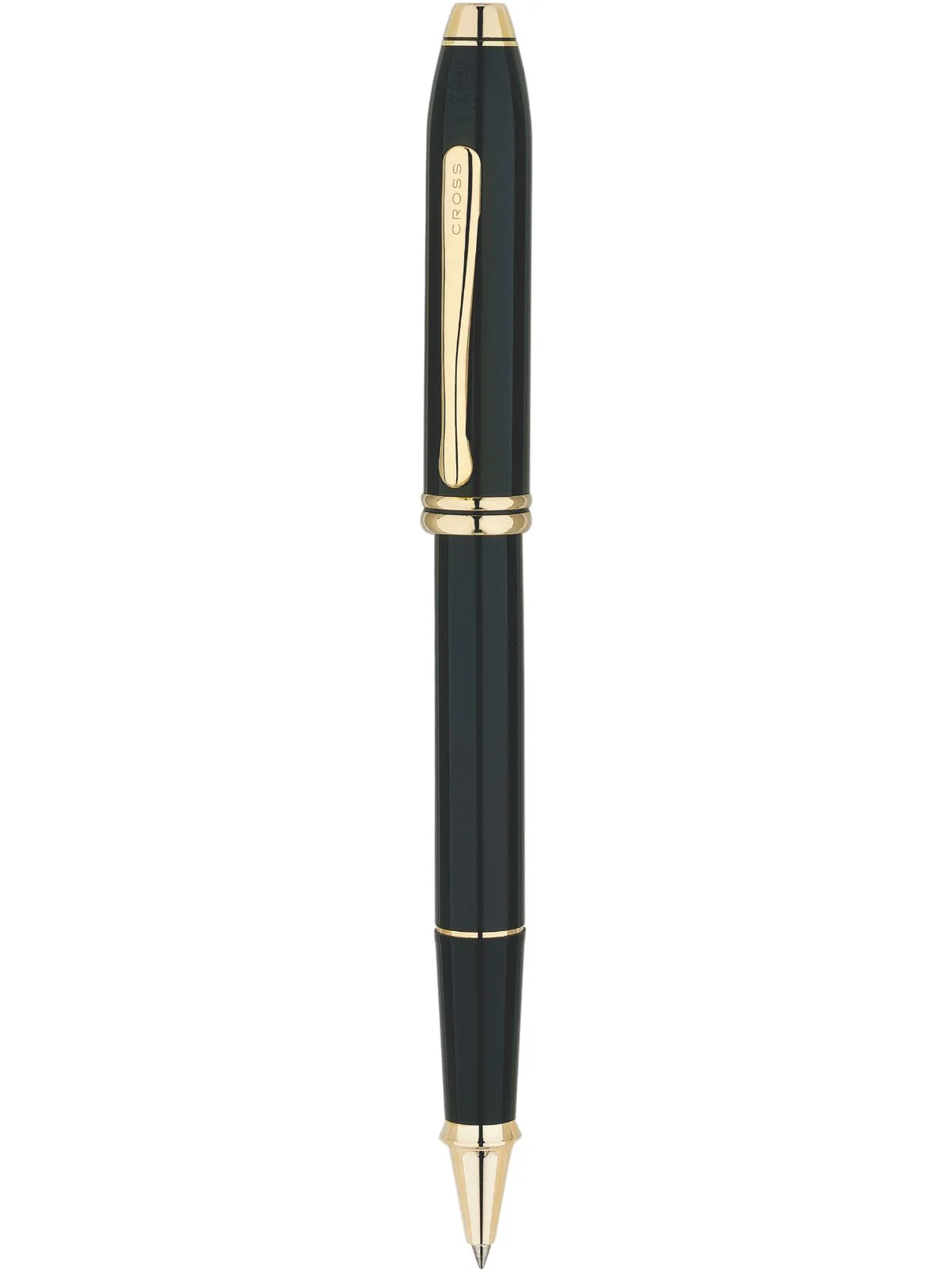 Townsend® Classic Black Lacquer Rollerball Pen - Image 6