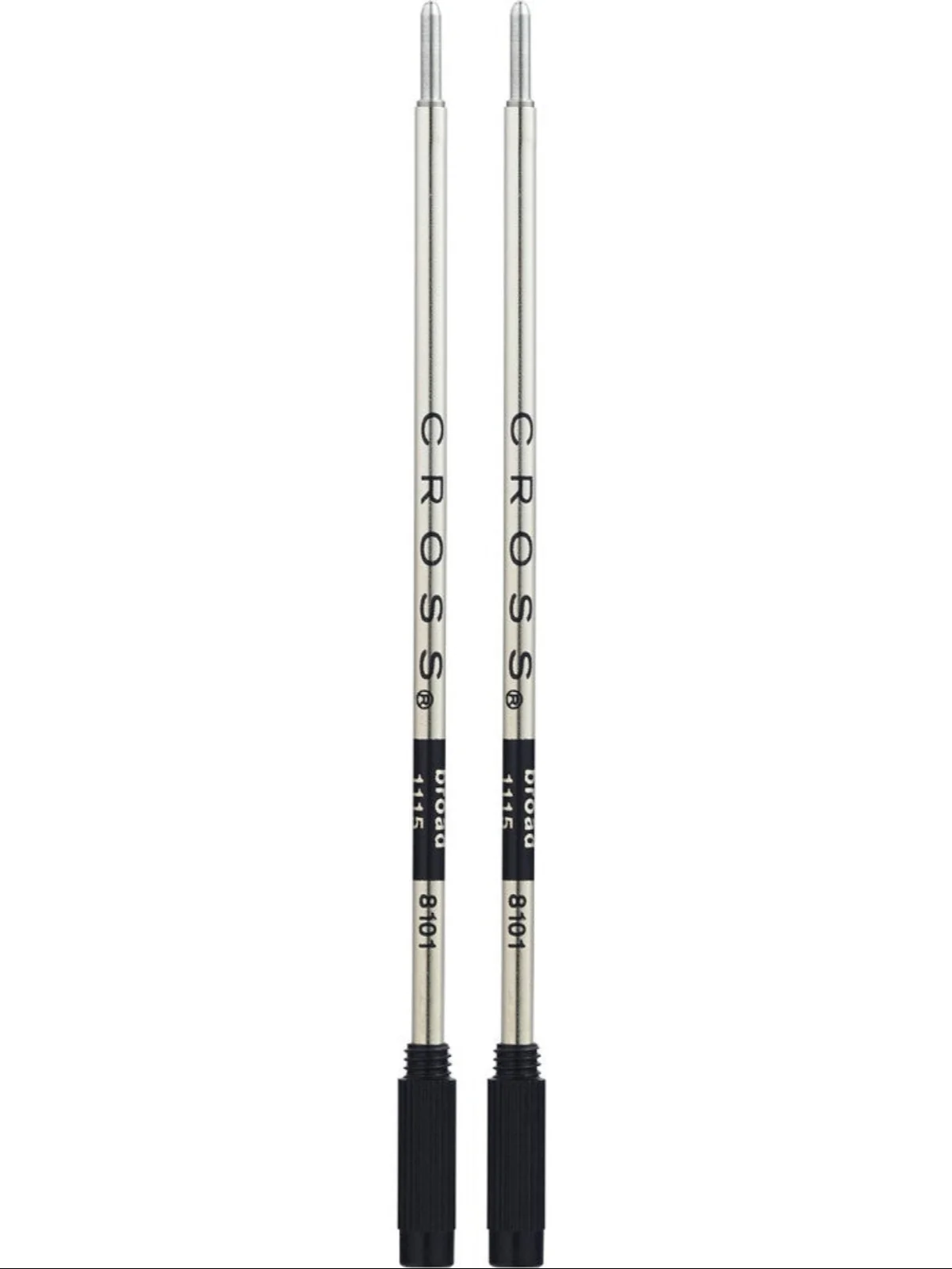 Ballpoint Pen Refill - Black - Broad - Dual Pack - Image 2