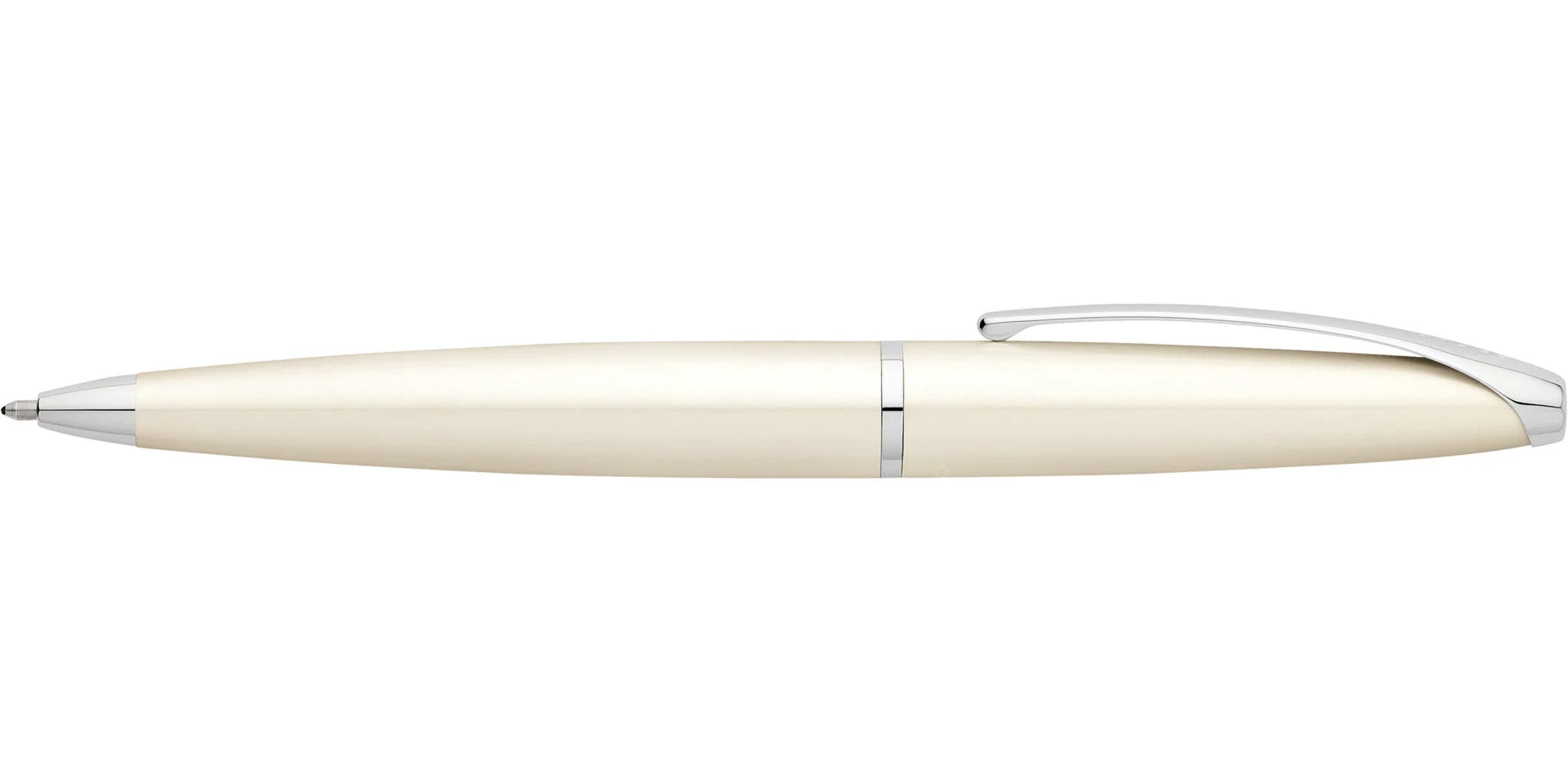 ATX® Pearlescent White Lacquer Ballpoint Pen - Image 4