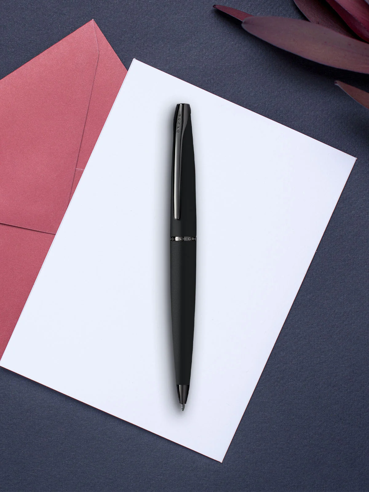 ATX® Matte Black with Black Appointments Ballpoint Pen - Image 3