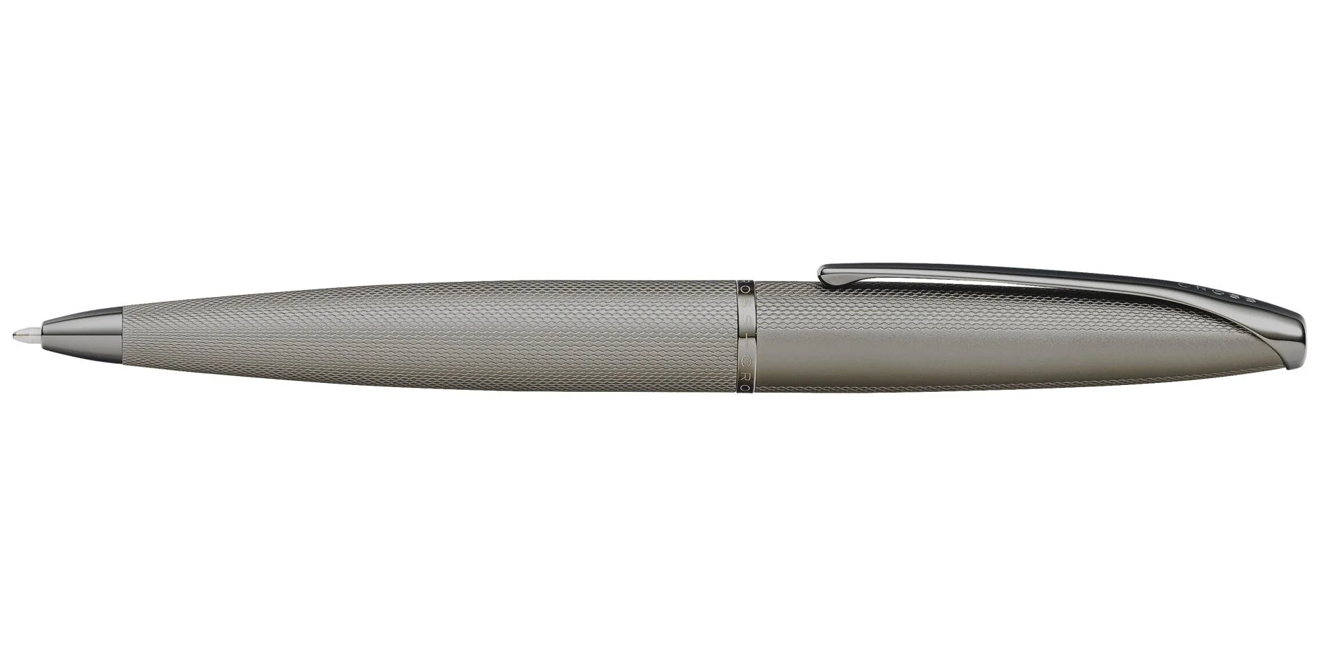 ATX® Sandblasted Titanium Gray Ballpoint Pen - Image 4