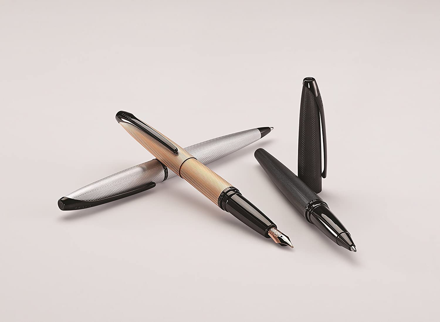 ATX® Brushed Rose Gold Rollerball Pen - Image 6
