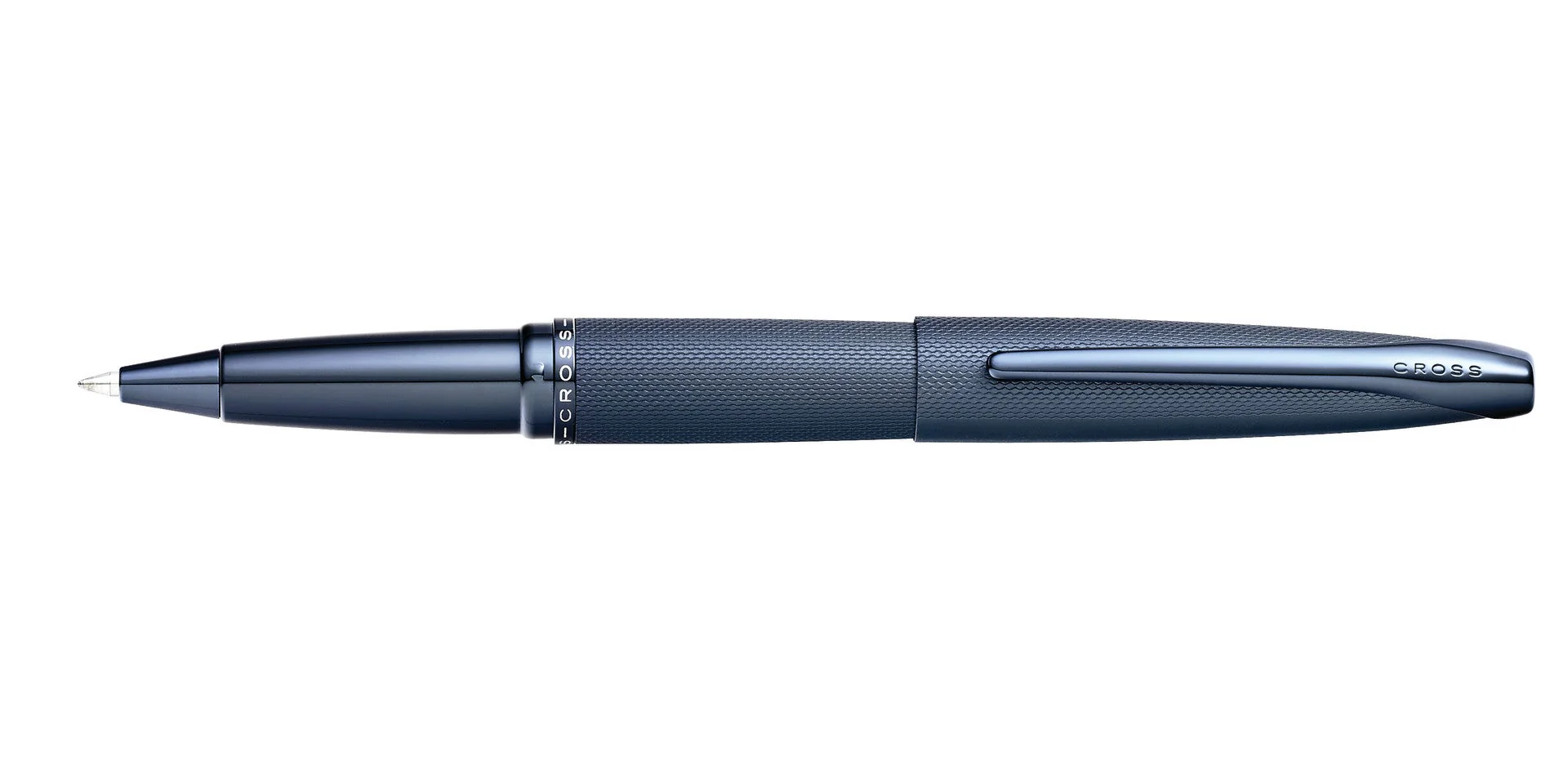 ATX® Sandblasted Dark Blue Rollerball Pen - Image 3