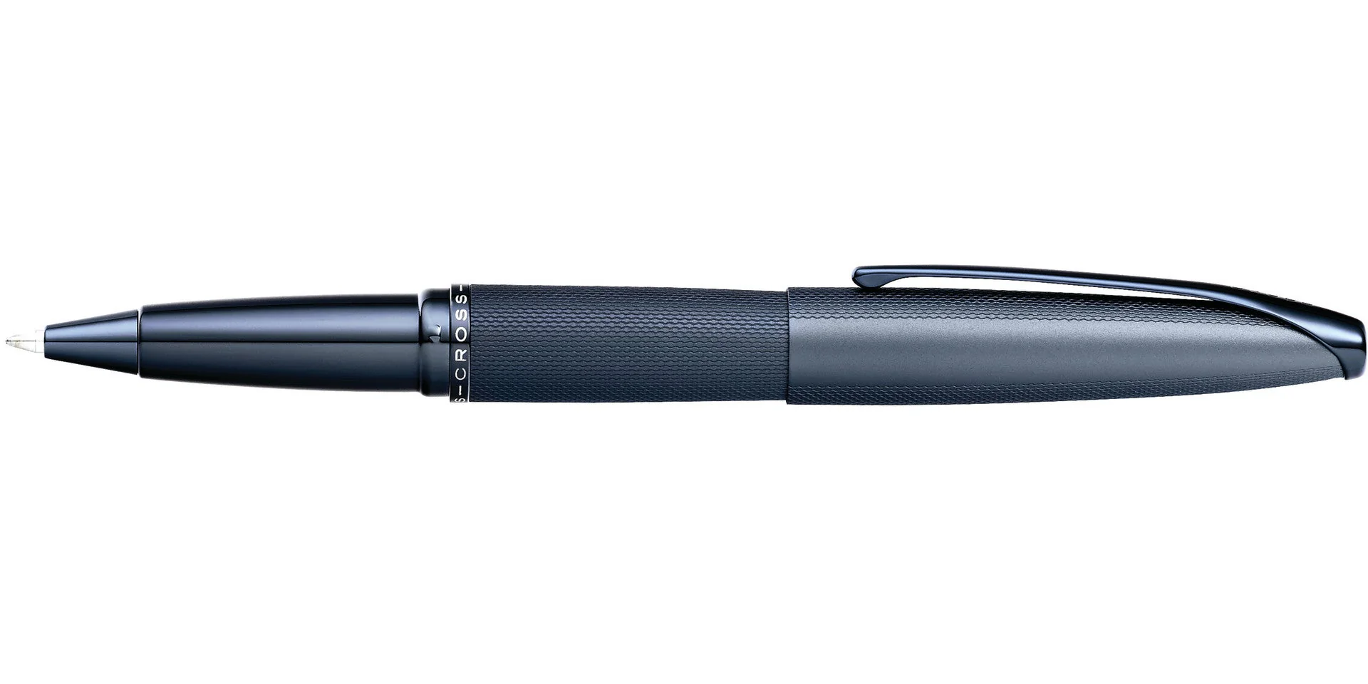 ATX® Sandblasted Dark Blue Rollerball Pen - Image 4