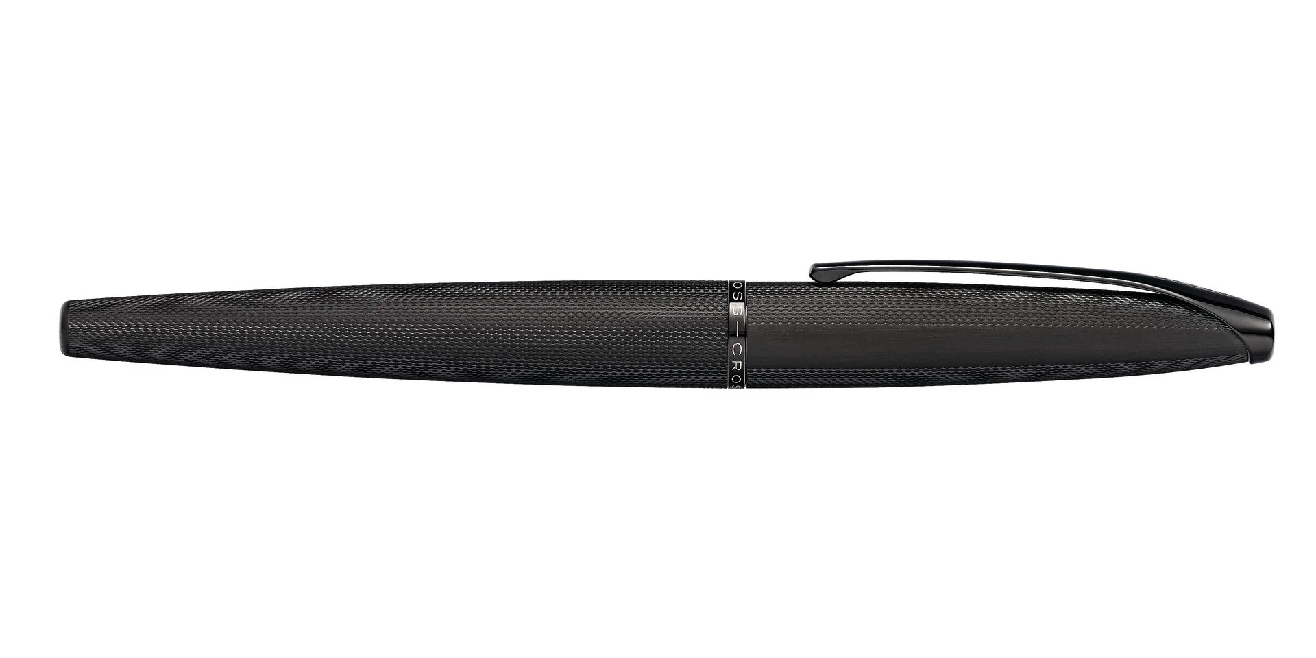 ATX® Brushed Black Stainless Steel Medium Nib Fountain Pen - Image 5