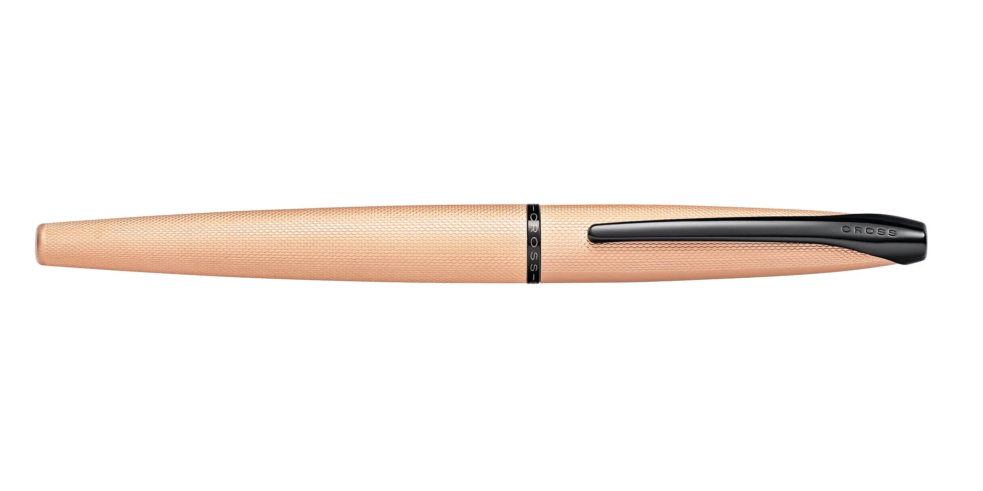 ATX® Brushed Rose Gold Stainless Steel Medium Nib Fountain Pen - Image 5