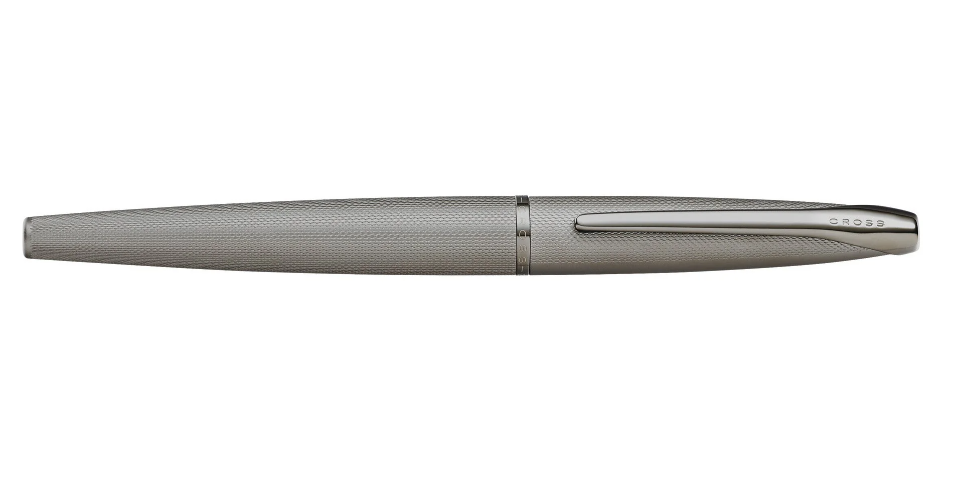 ATX® Sandblasted Titanium Gray Stainless Steel Medium Nib Fountain Pen - Image 7