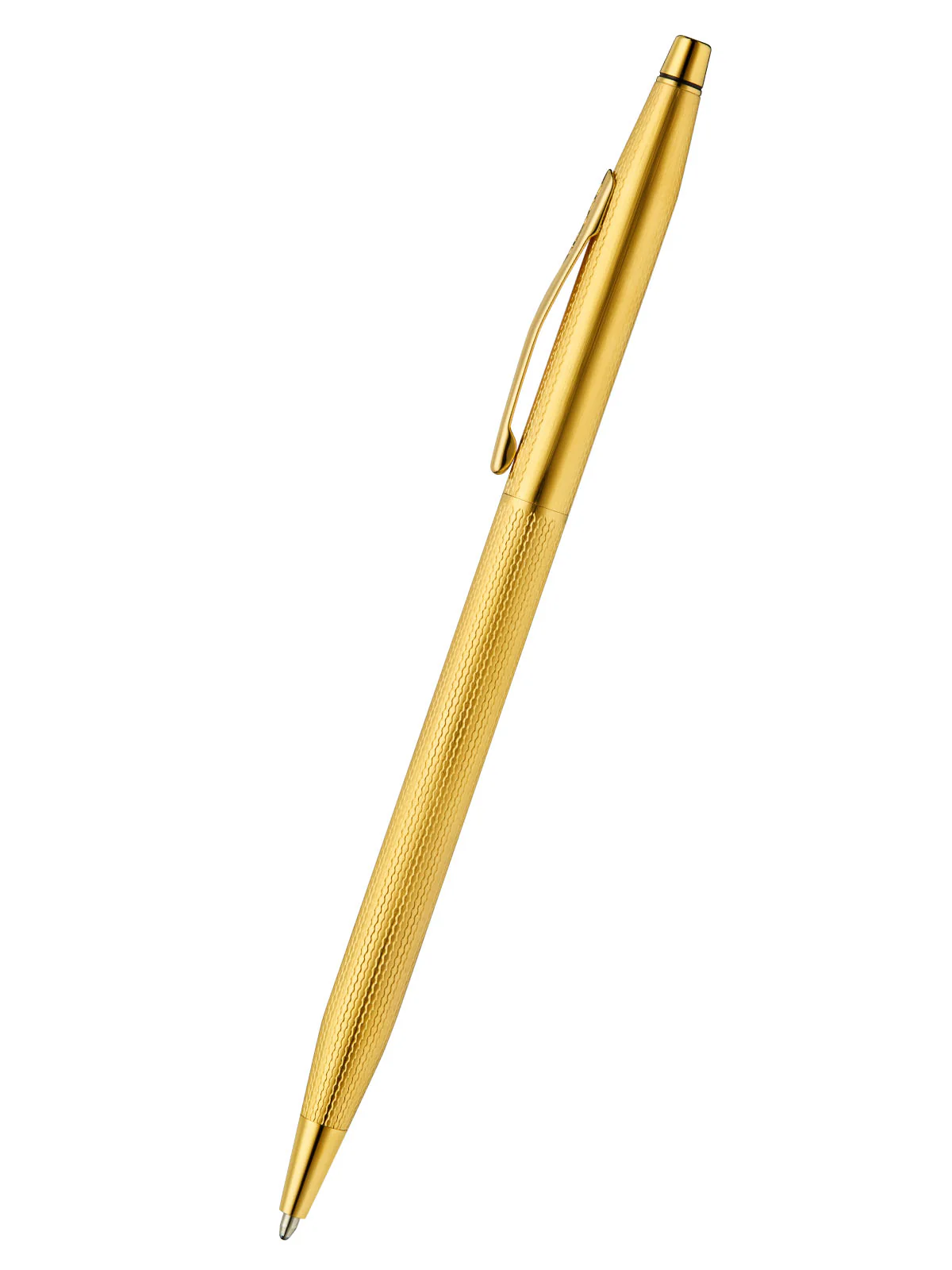 Classic Century® 23KT Gold Plated Engraved Diamond Pattern Ballpoint Pen - Image 3