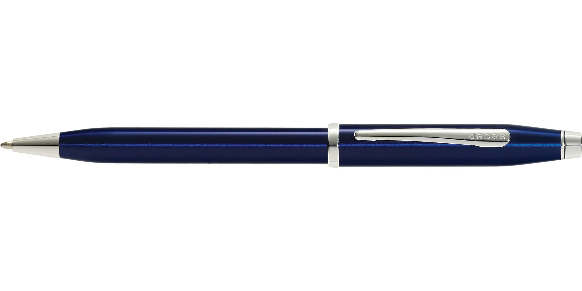 Century® II Translucent Blue Lacquer Ballpoint Pen - Image 3