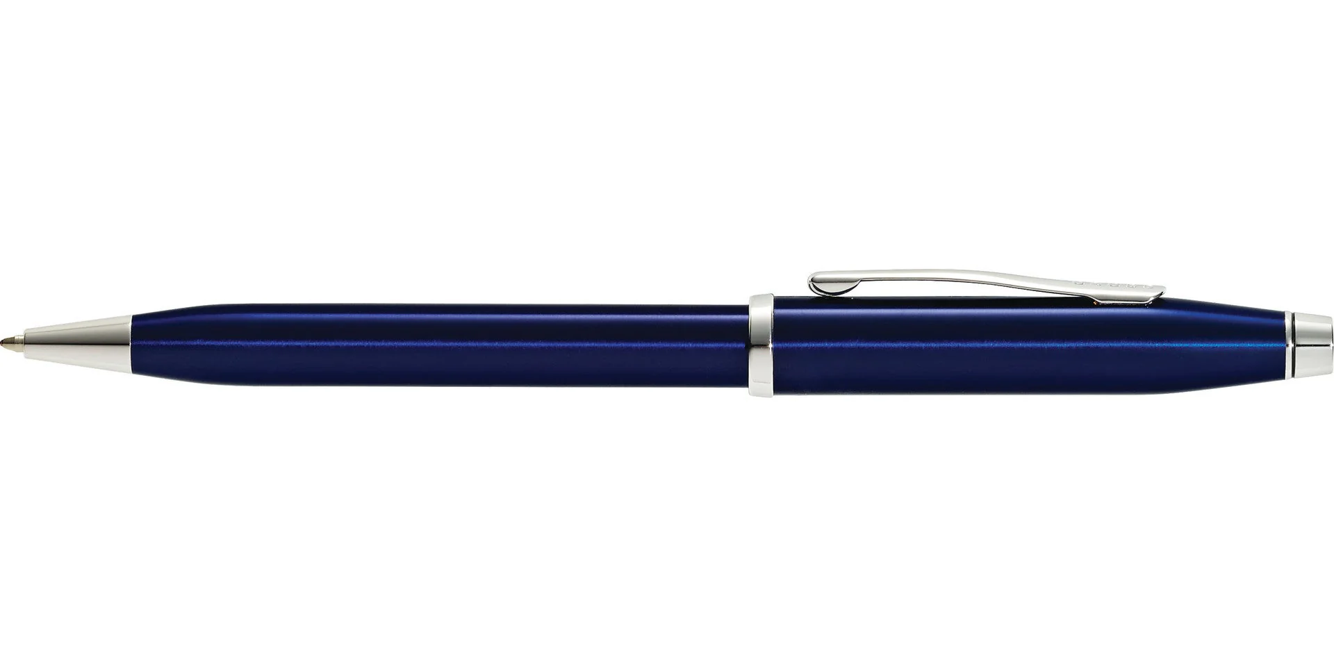 Century® II Translucent Blue Lacquer Ballpoint Pen - Image 4