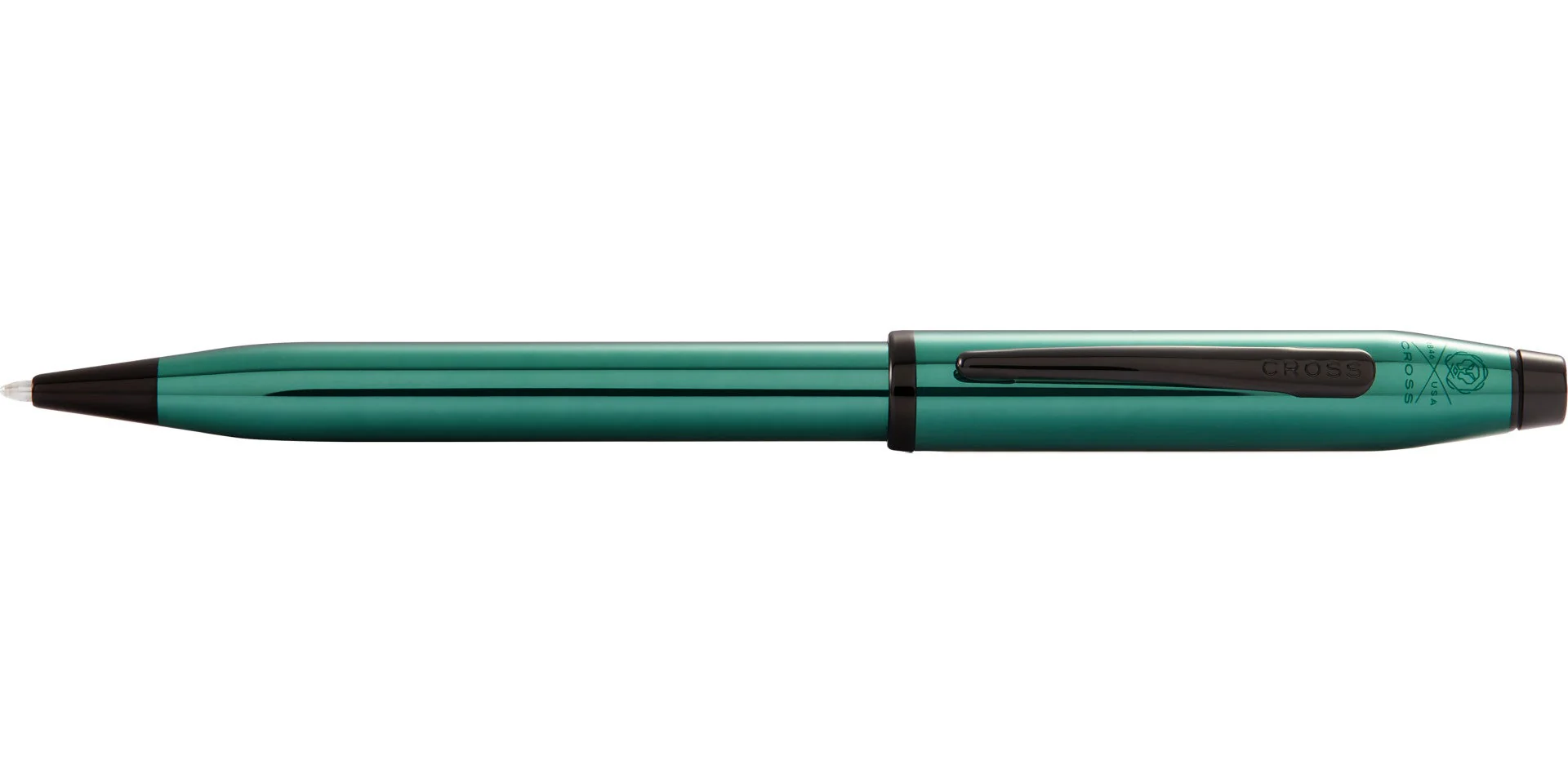 Century® II Translucent Green Lacquer Ballpoint Pen - Image 3