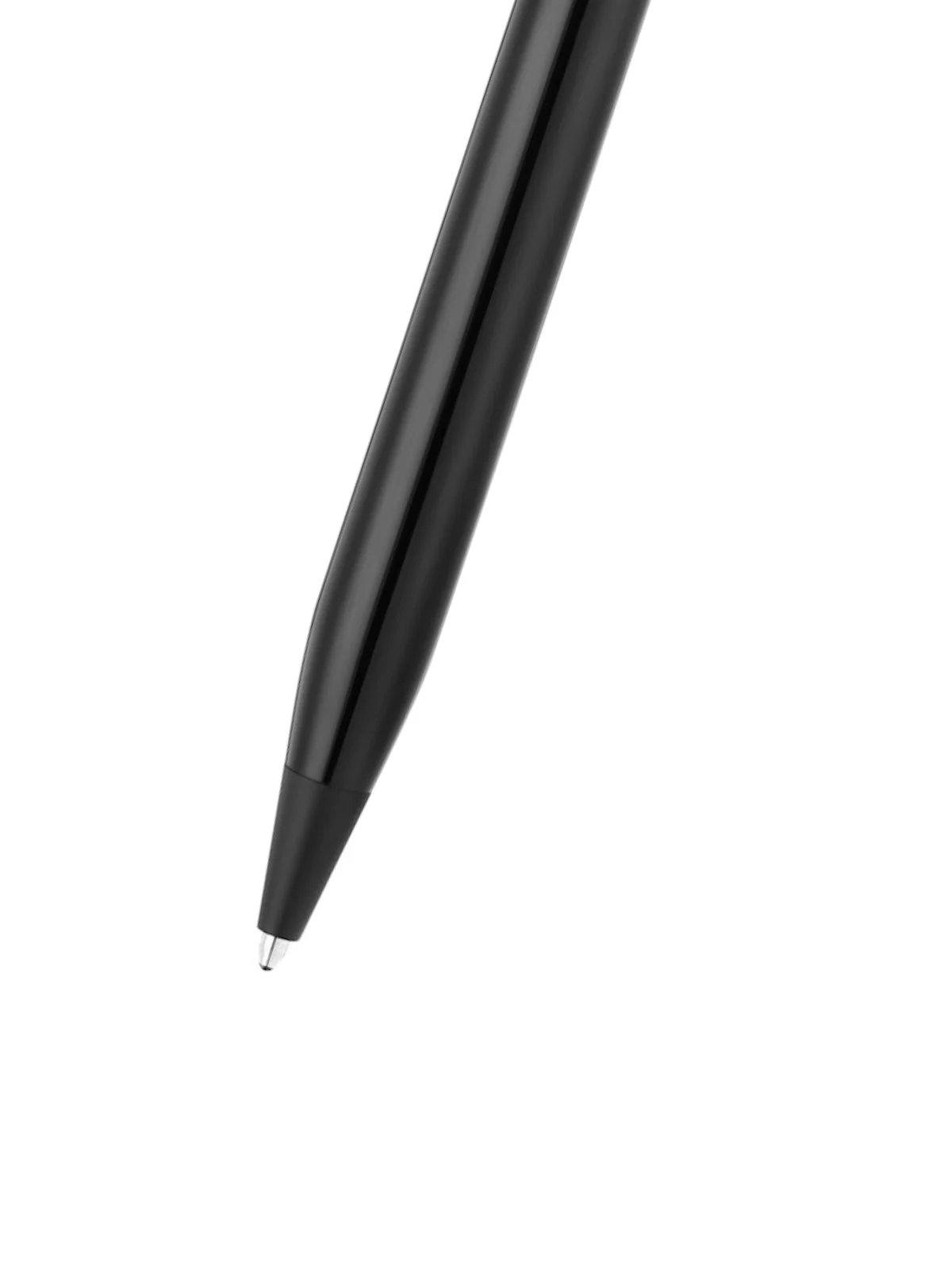 Century® II Glossy Black Lacquer with Matte Black PVD Appointments Ballpoint Pen - Image 2
