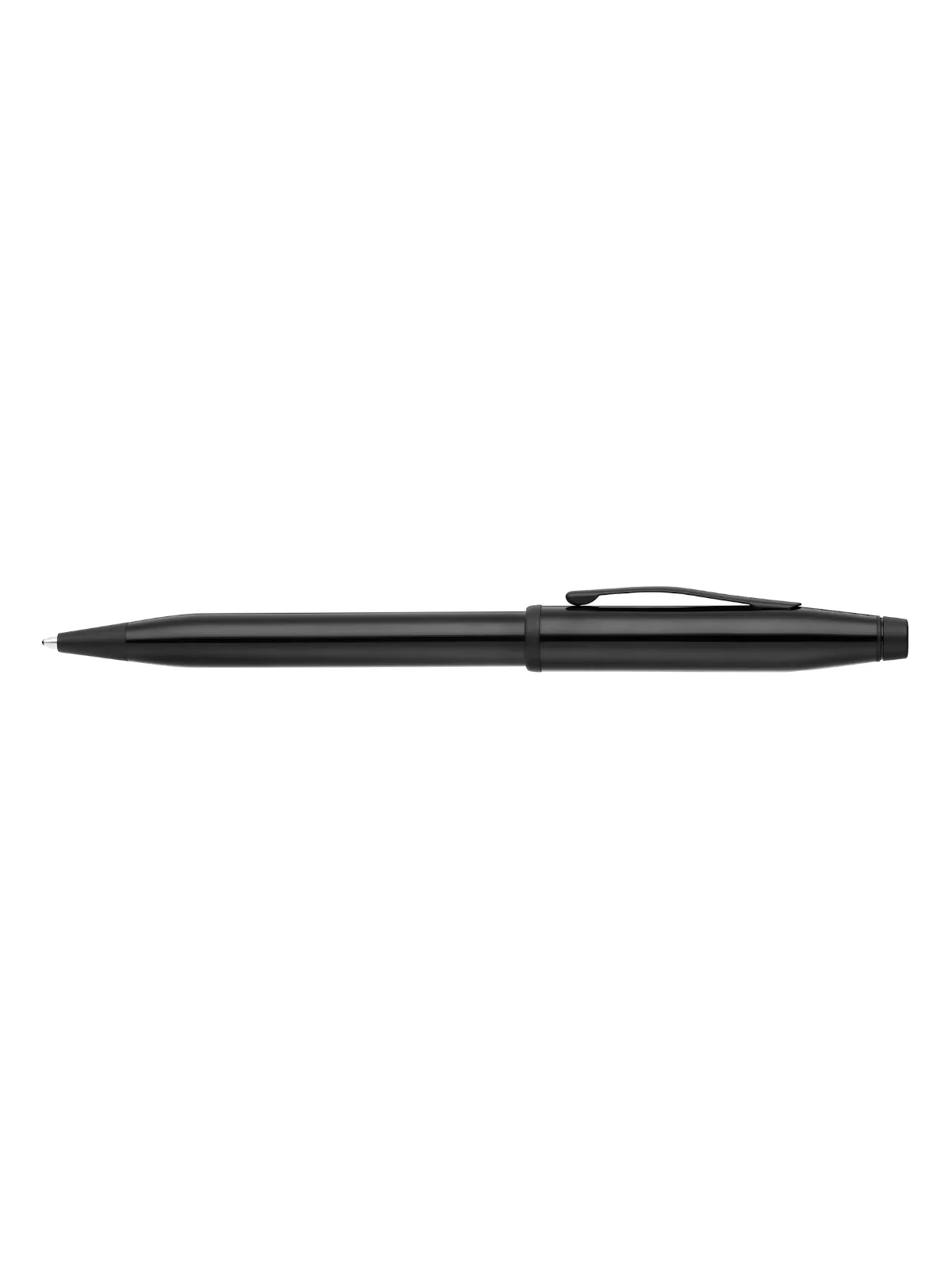 Century® II Glossy Black Lacquer with Matte Black PVD Appointments Ballpoint Pen - Image 4