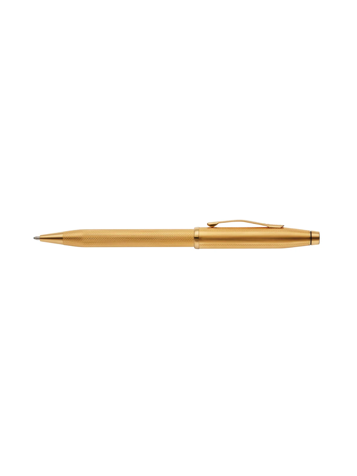 Century® II Polished 23KT Gold-plated Engraved Diamond Pattern Ballpoint Pen - Image 5