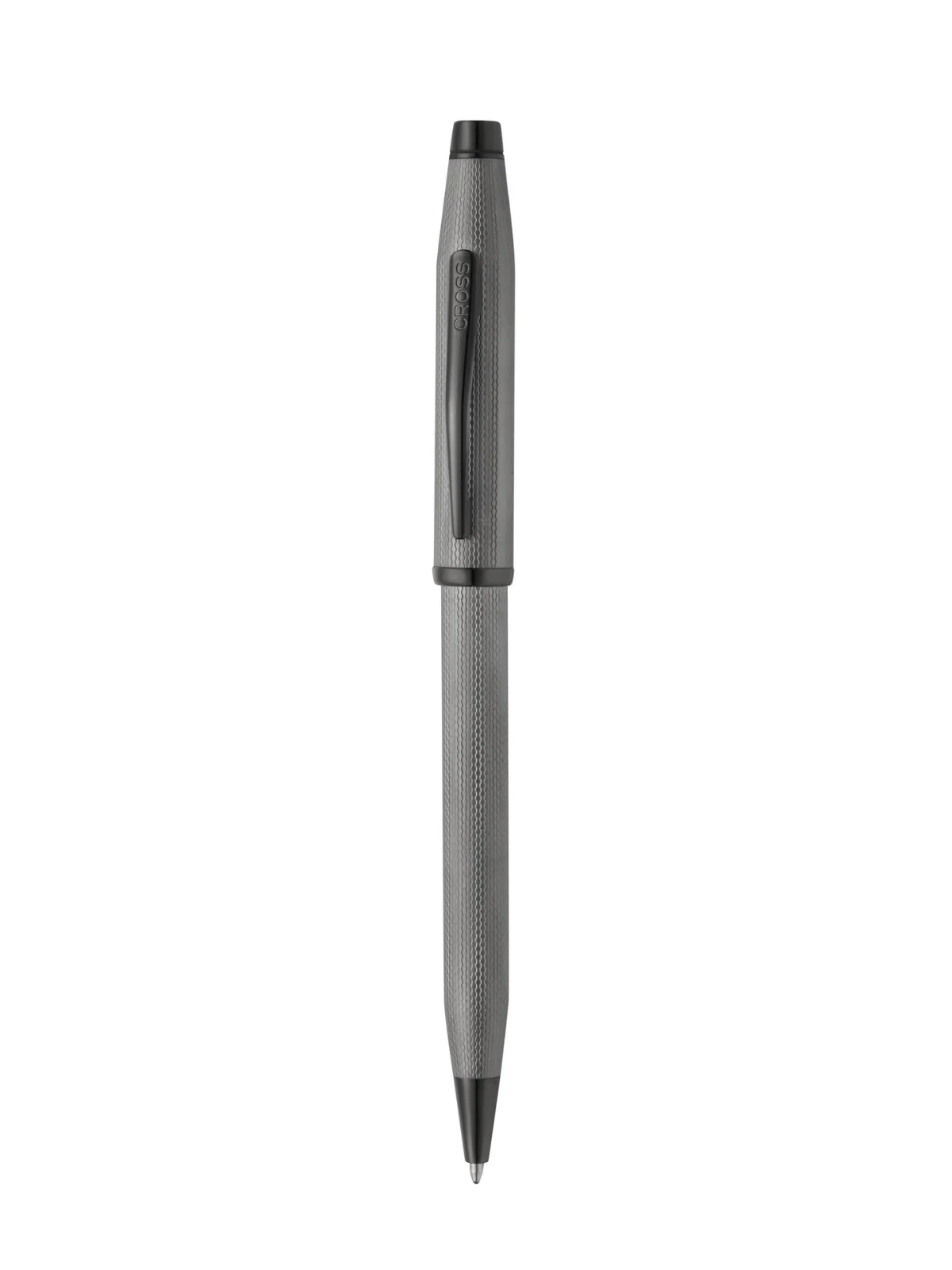 Century® II Polished Slate Gray Engraved Diamond Pattern Ballpoint Pen - Image 3