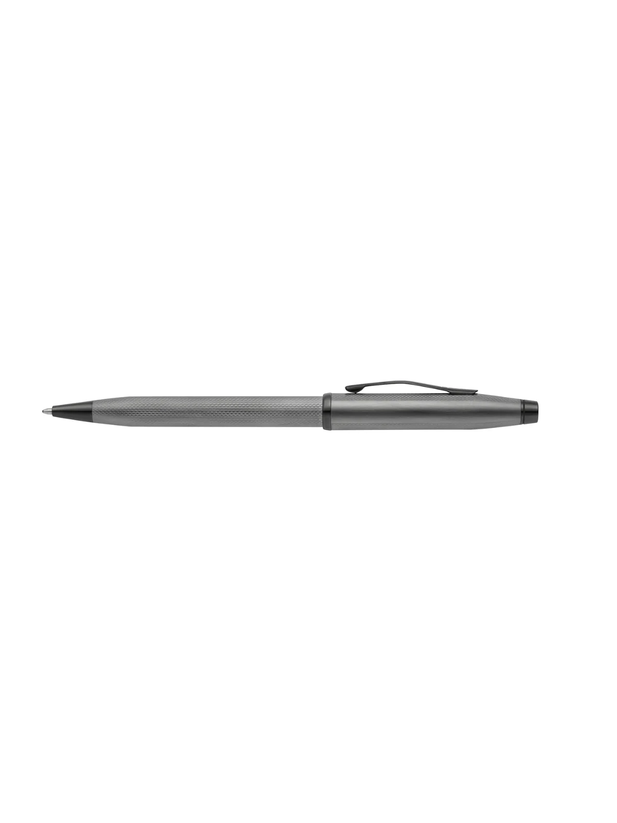 Century® II Polished Slate Gray Engraved Diamond Pattern Ballpoint Pen - Image 4