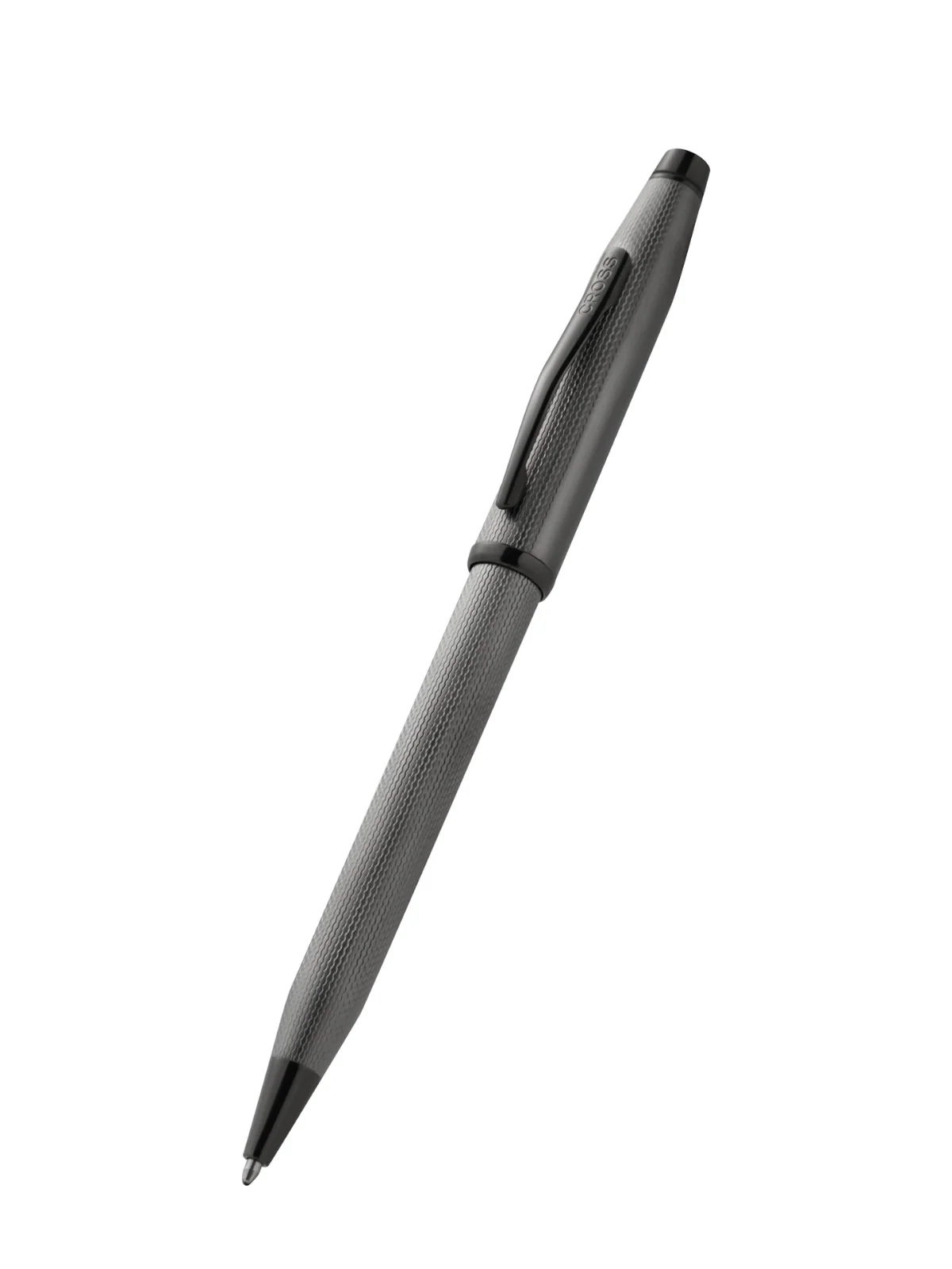 Century® II Polished Slate Gray Engraved Diamond Pattern Ballpoint Pen - Image 5