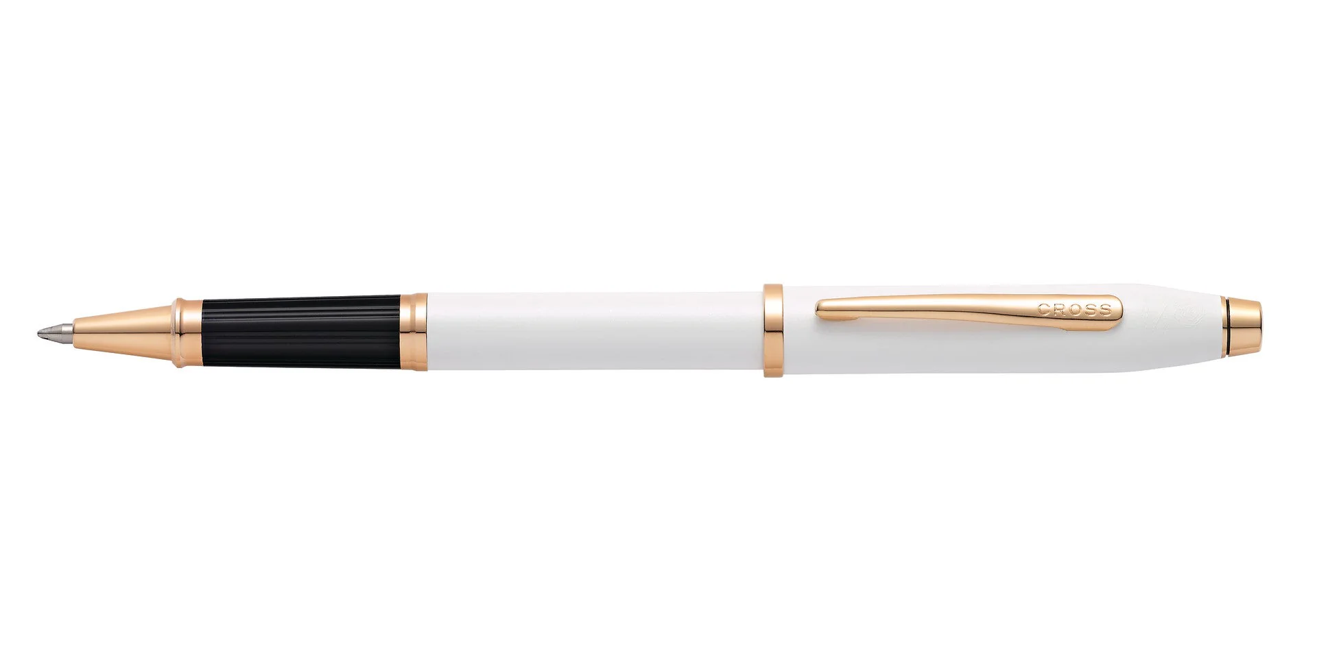 Century® II Pearlescent White Lacquer Rollerball Pen - Image 3