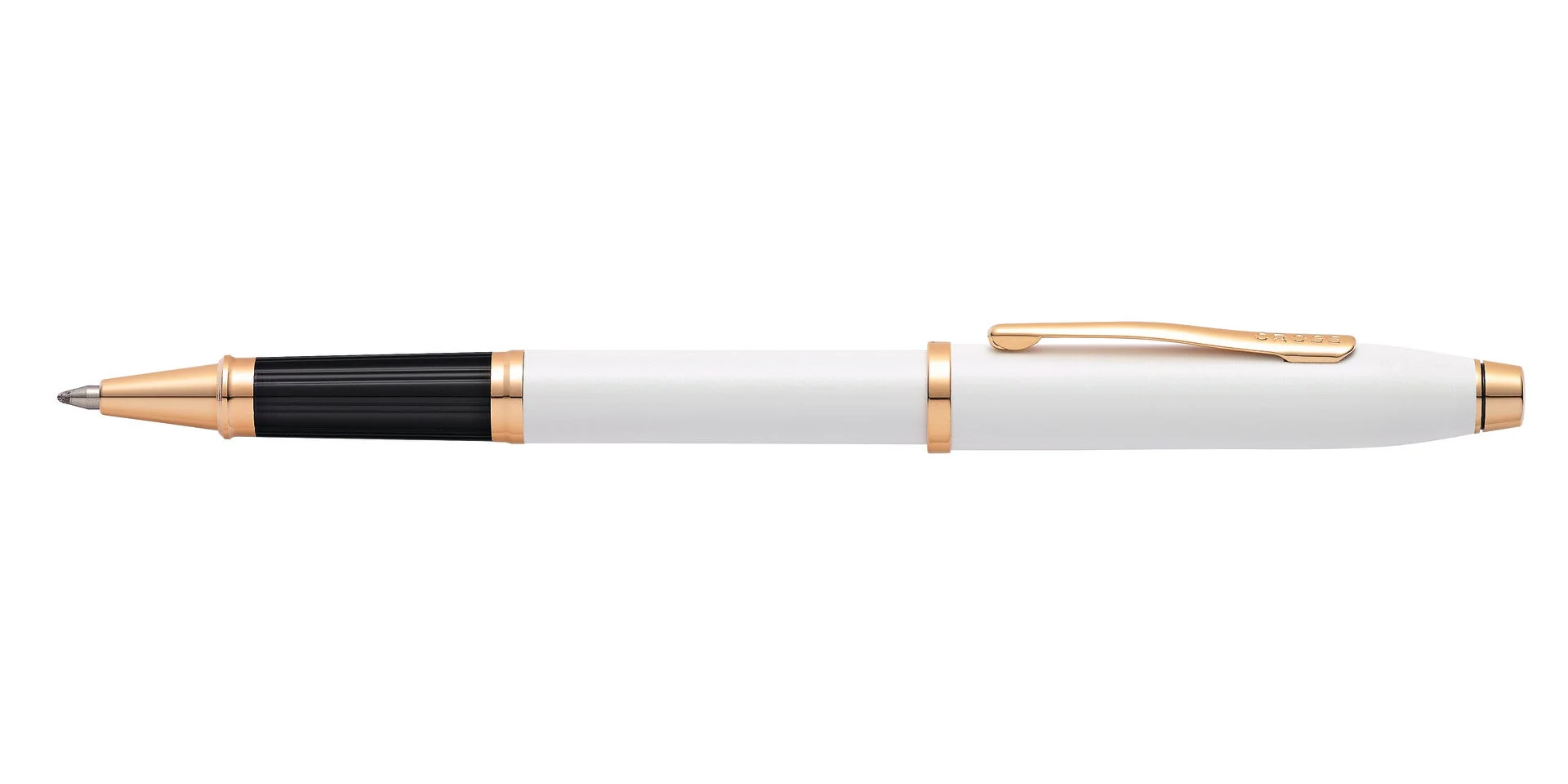 Century® II Pearlescent White Lacquer Rollerball Pen - Image 4