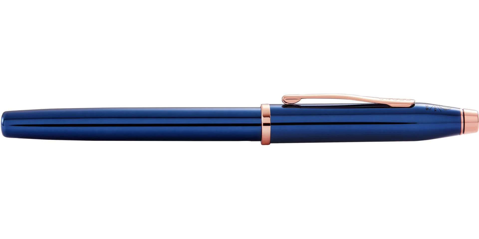 Century® II Translucent Cobalt Blue Lacquer Rollerball Pen - Image 6