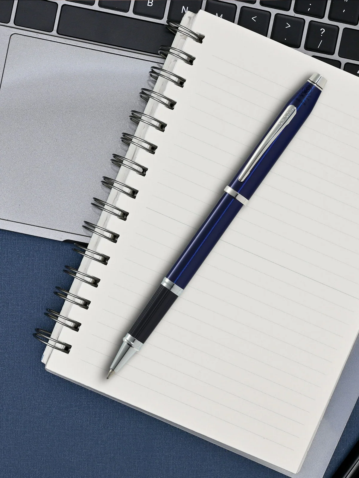 Century® II Blue Lacquer Rollerball Pen - Image 5