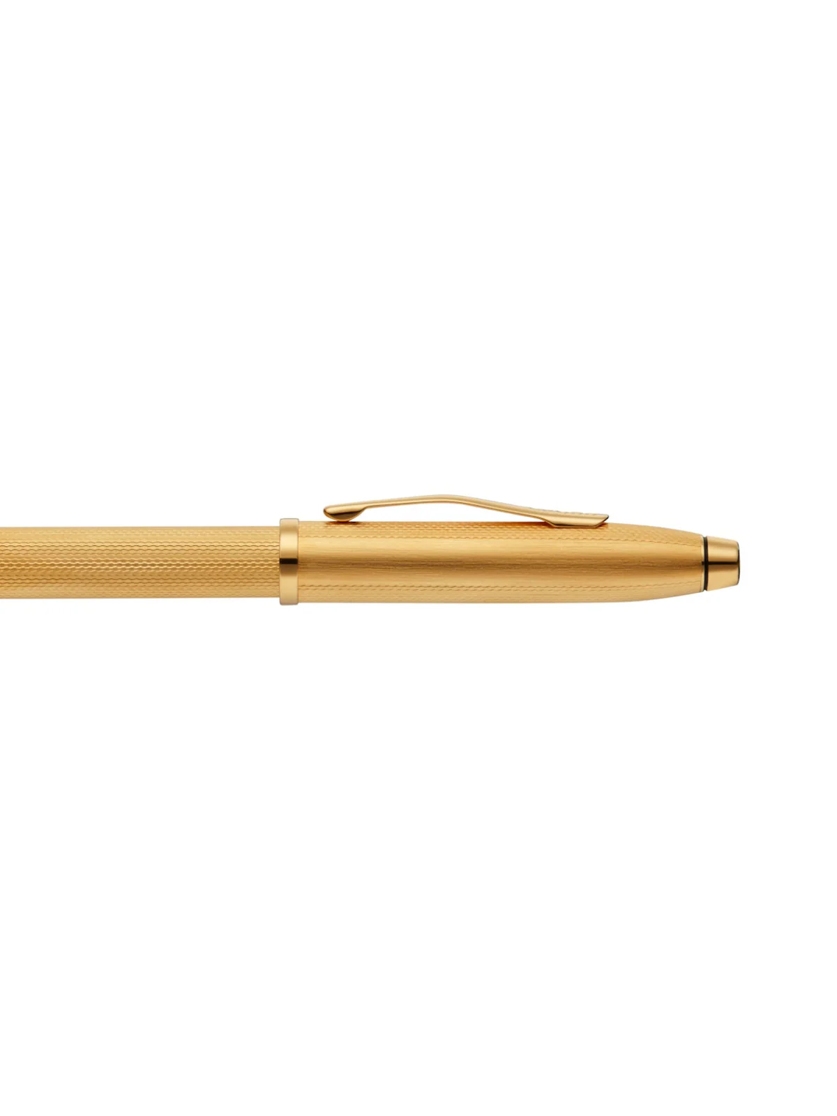 Century® II Polished 23KT Gold-plated Engraved Diamond Pattern Selectip Rollerball Pen - Image 4