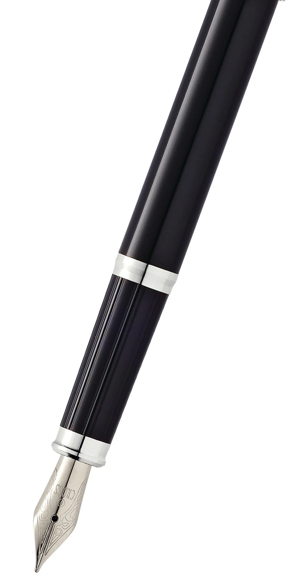 Century® II Black Lacquer Fine Nib Fountain Pen - Image 2