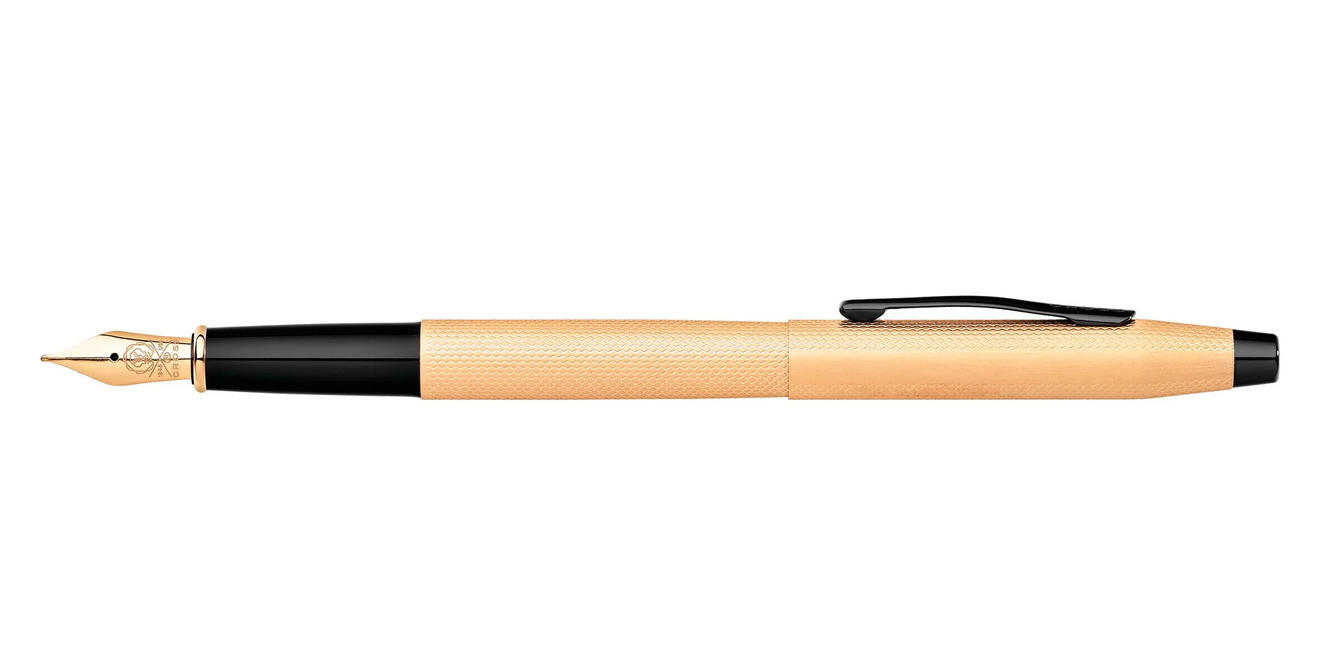 Classic Century® Brushed Rose-Gold PVD Fine Nib Fountain Pen - Image 3