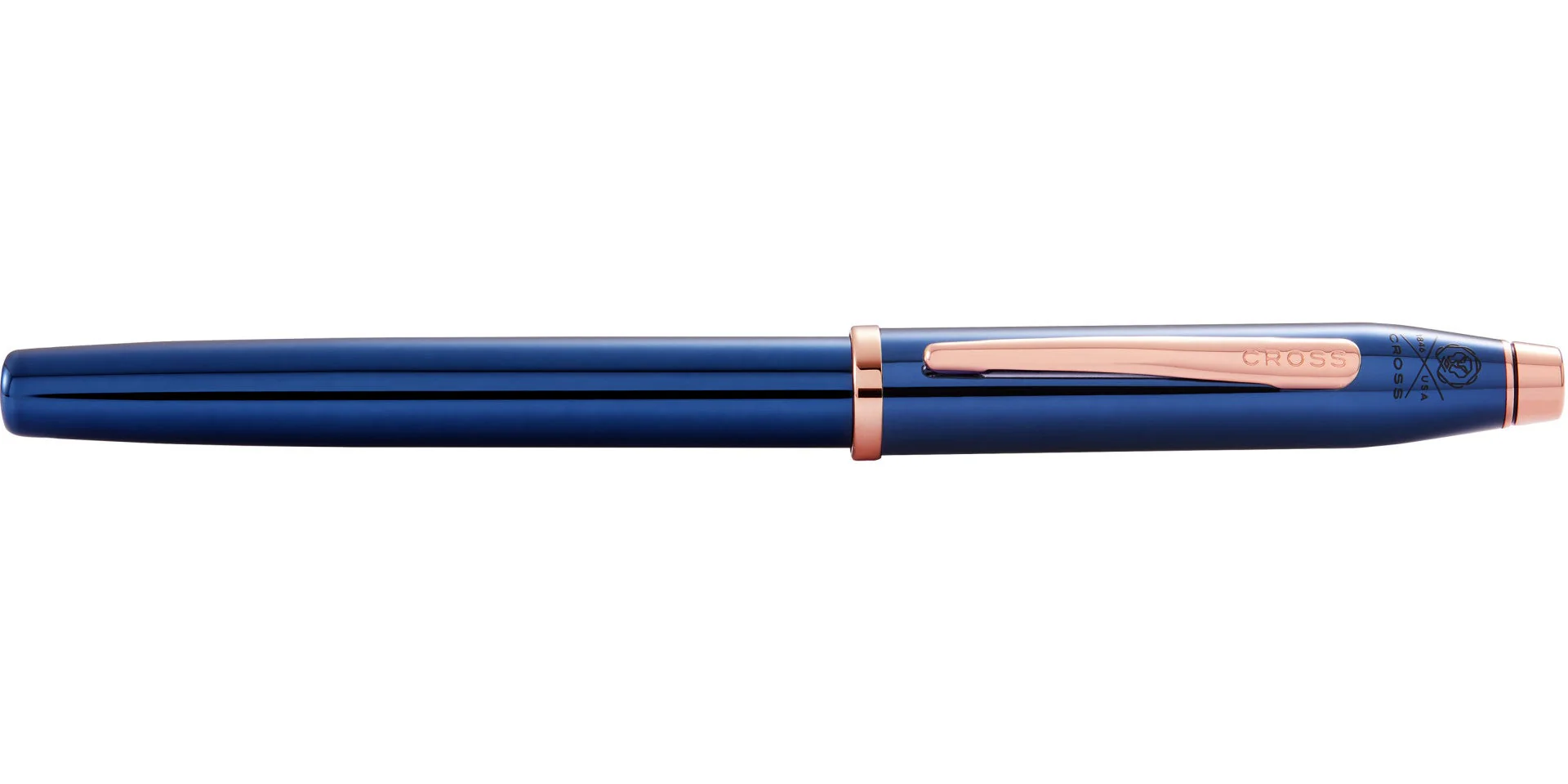 Century® II Translucent Cobalt Blue Lacquer Fine Nib Fountain Pen - Image 5