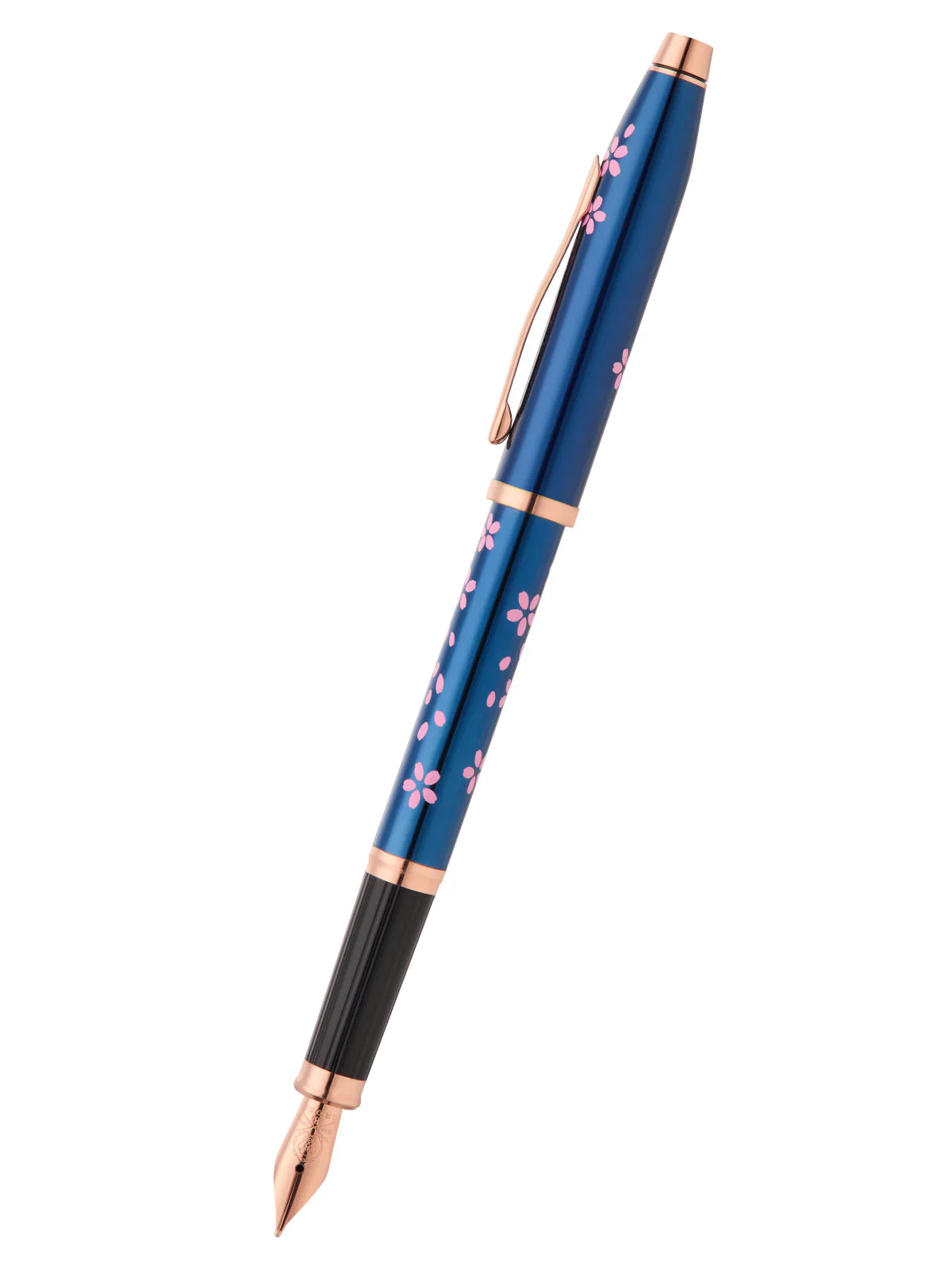 Century® II Cherry Blossom Translucent Blue Lacquer Medium Nib Fountain Pen - Image 3
