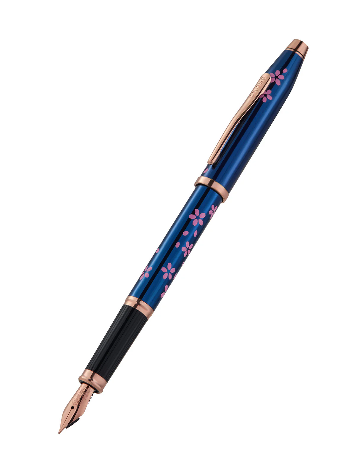 Century® II Cherry Blossom Translucent Blue Lacquer Medium Nib Fountain Pen - Image 4