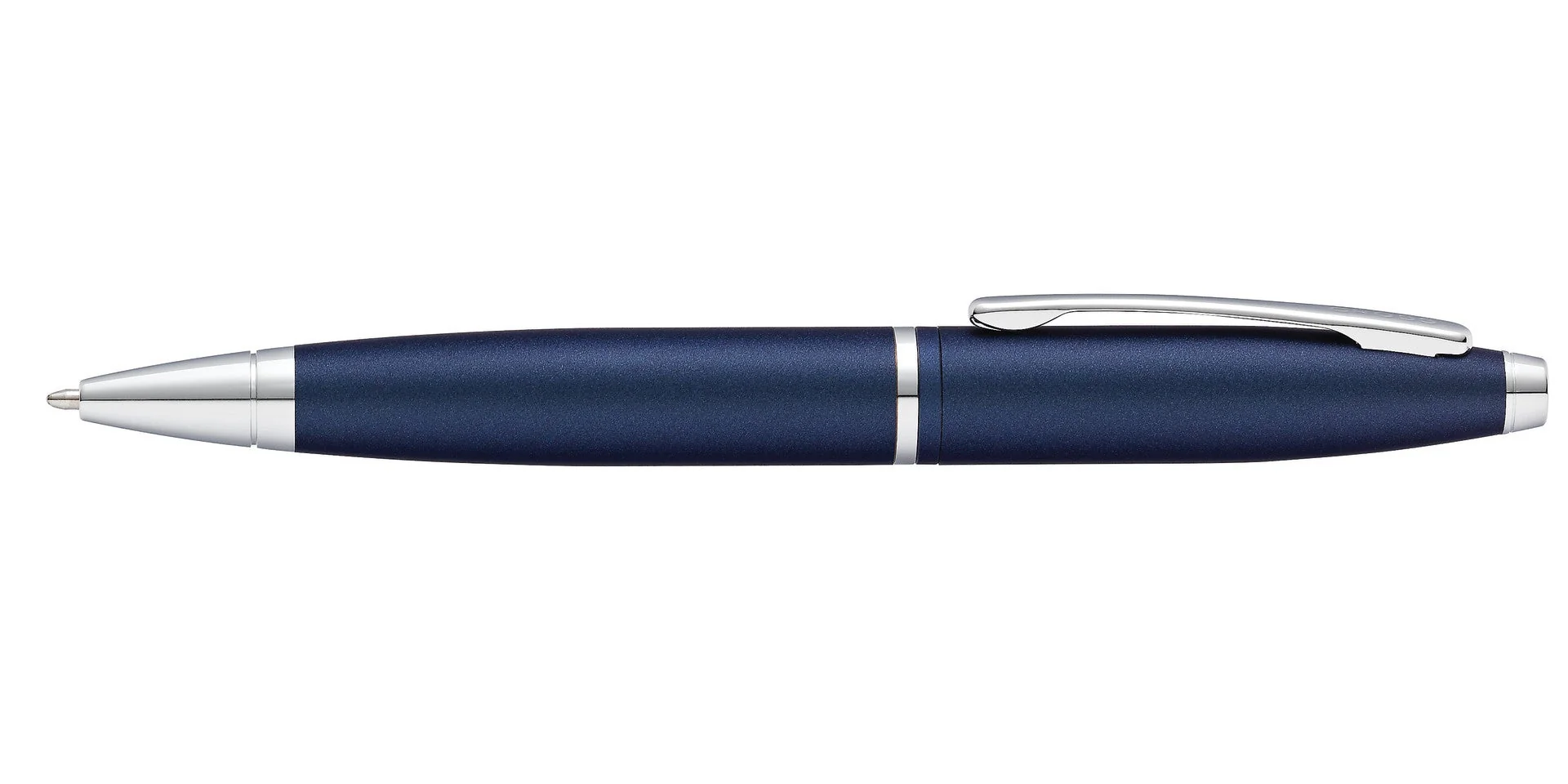 Calais™ Matte Metallic Midnight Blue Ballpoint Pen - Image 4
