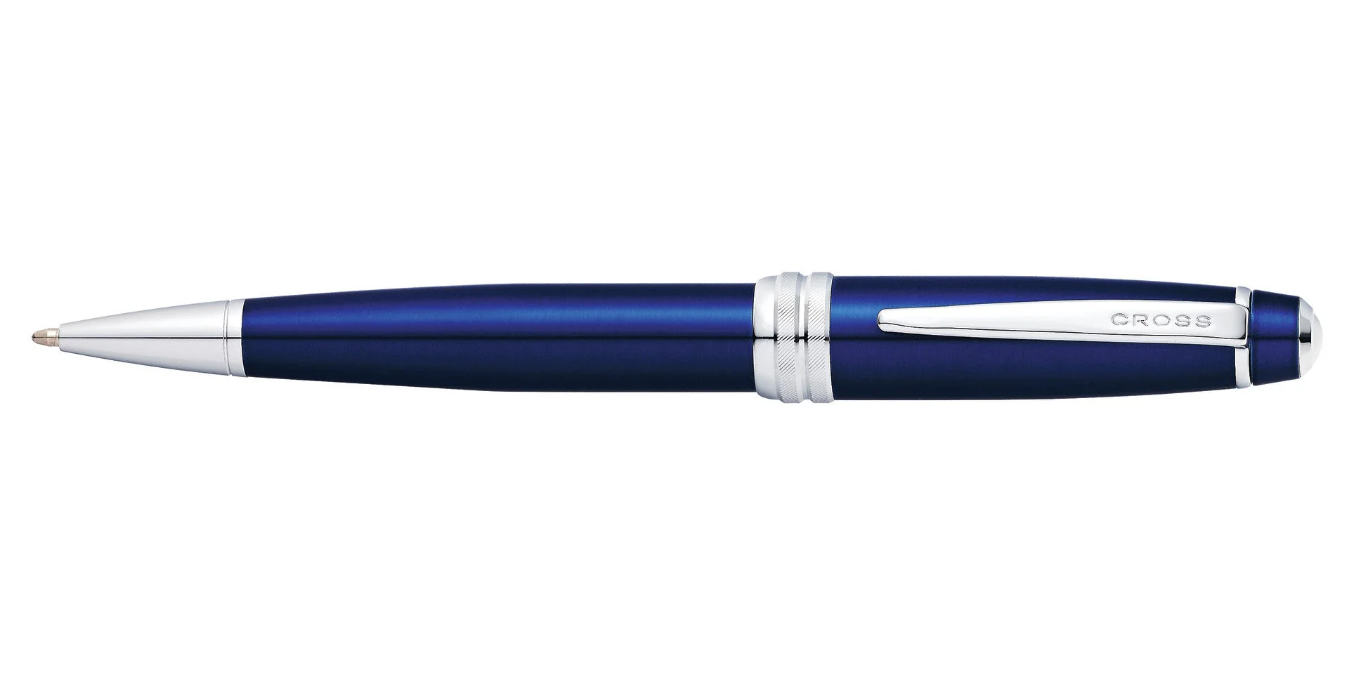 Bailey™ Blue Lacquer Ballpoint Pen - Image 3