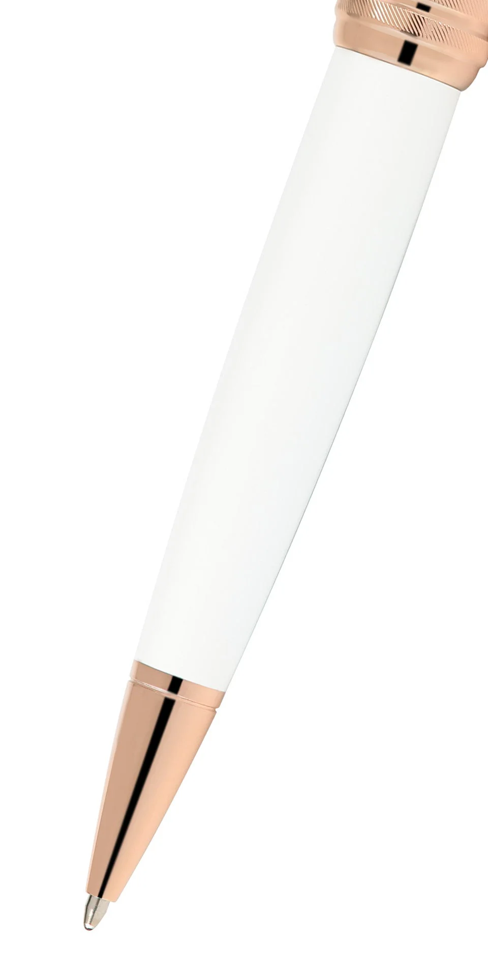 Bailey™ Pearlescent White Lacquer Ballpoint Pen - Image 2