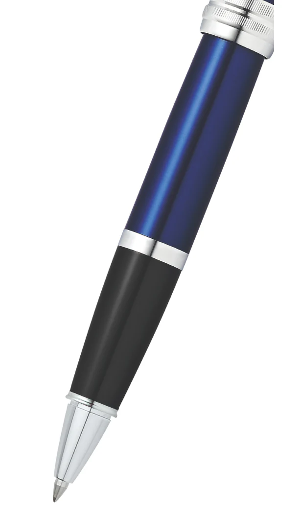 Bailey™ Blue Lacquer Rollerball Pen - Image 2
