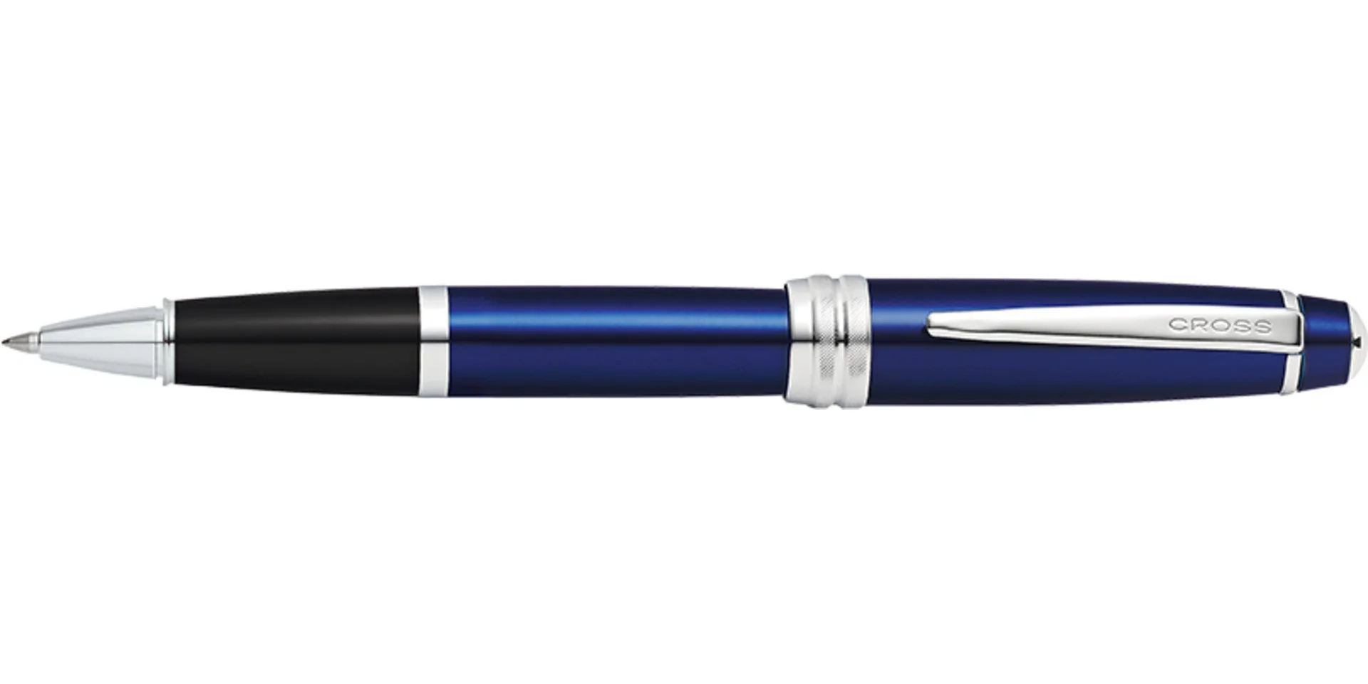Bailey™ Blue Lacquer Rollerball Pen - Image 5