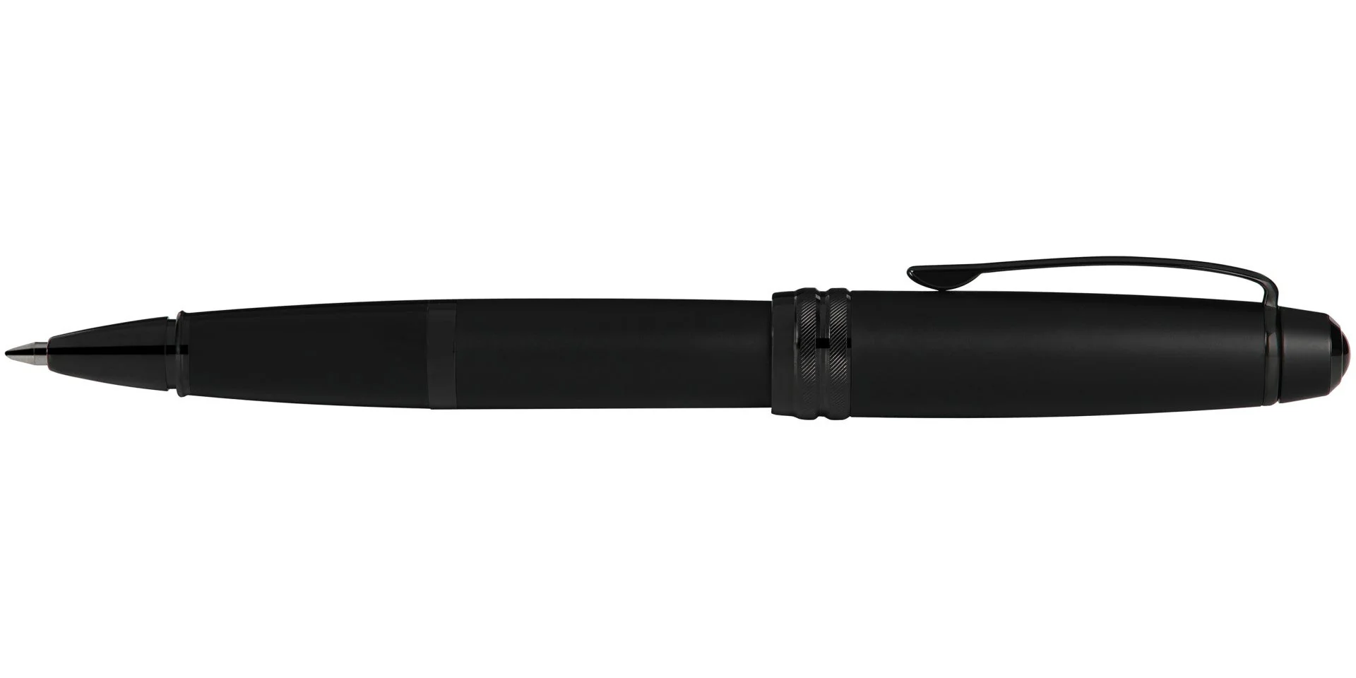 Bailey™ Matte Black Lacquer Rollerball Pen - Image 5