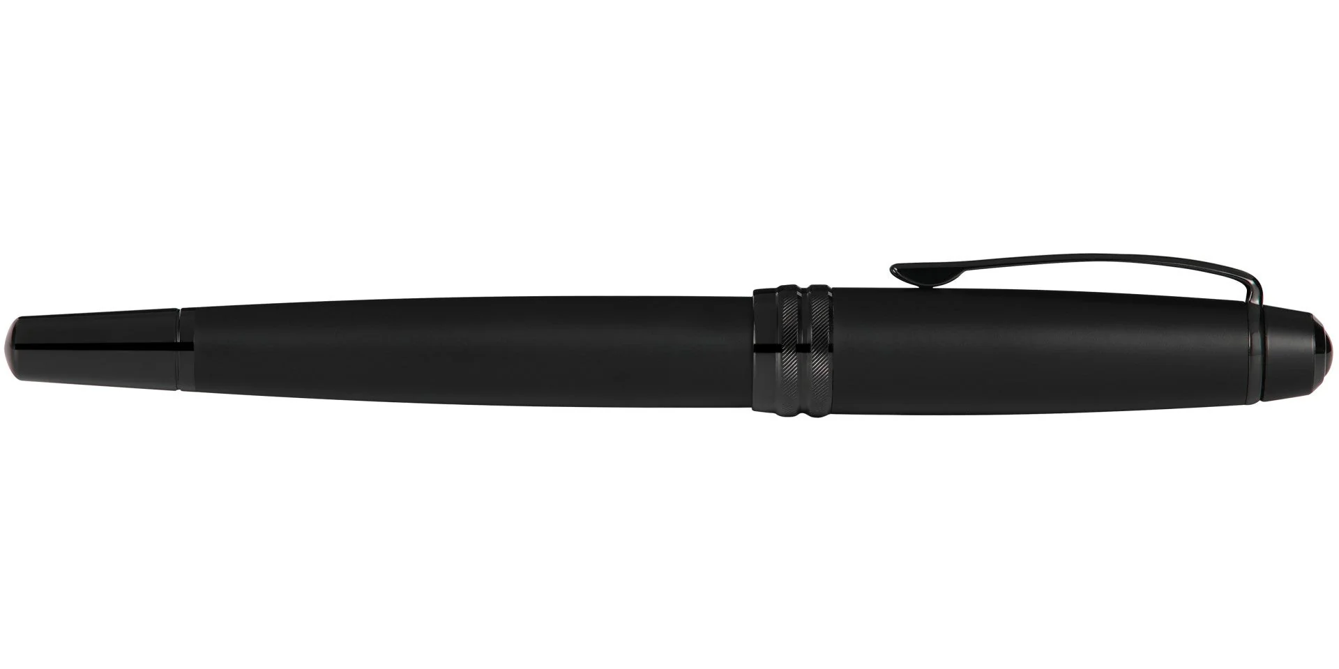 Bailey™ Matte Black Lacquer Rollerball Pen - Image 7