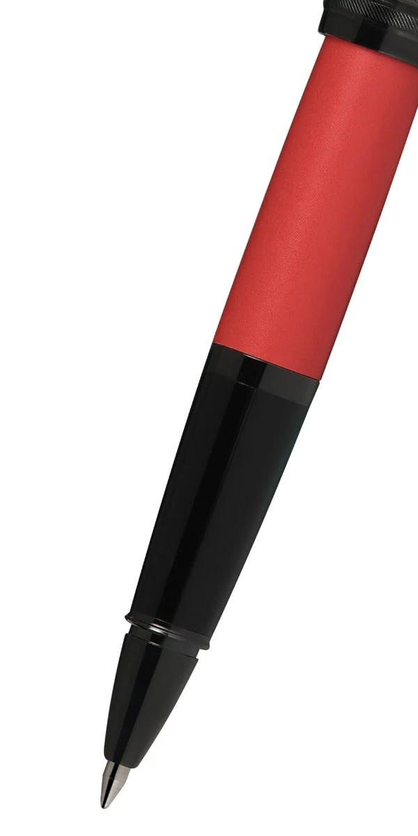 Bailey™ Matte Red Lacquer Rollerball Pen - Image 2
