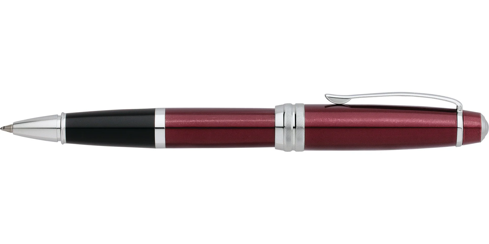 Bailey™ Red Lacquer Rollerball Pen - Image 4