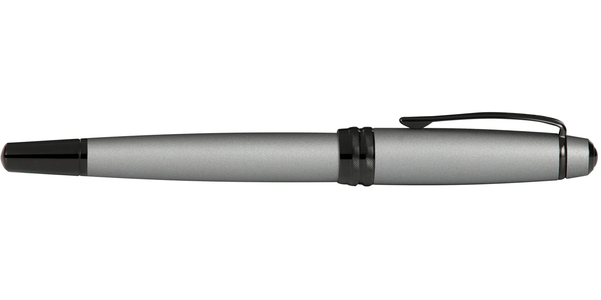 Bailey™ Matte Gray Lacquer Stainless Steel Extra-Fine Nib Fountain Pen - Image 7