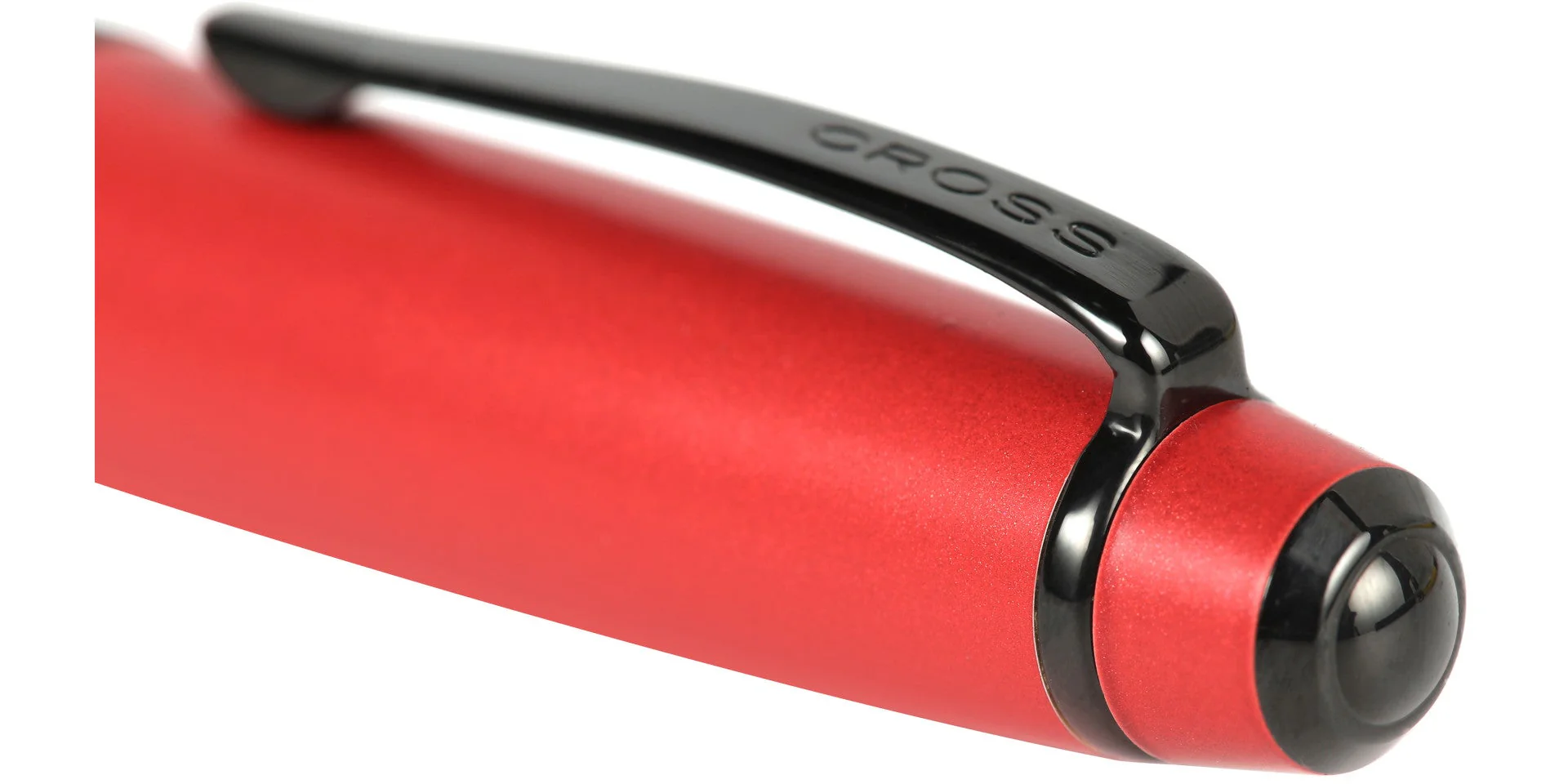 Bailey™ Matte Red Lacquer Stainless Steel Medium Nib Fountain Pen - Image 3