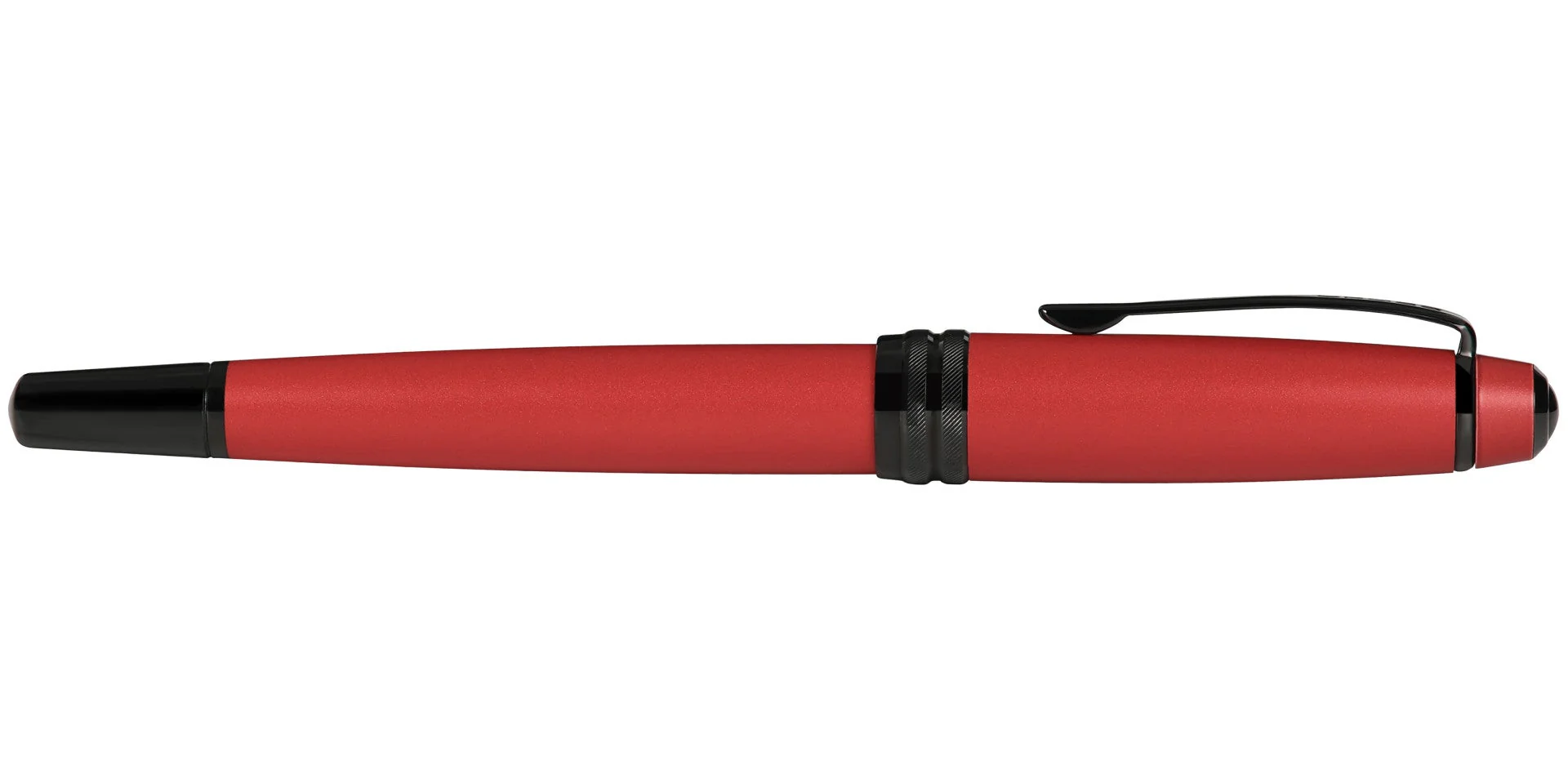 Bailey™ Matte Red Lacquer Stainless Steel Medium Nib Fountain Pen - Image 7