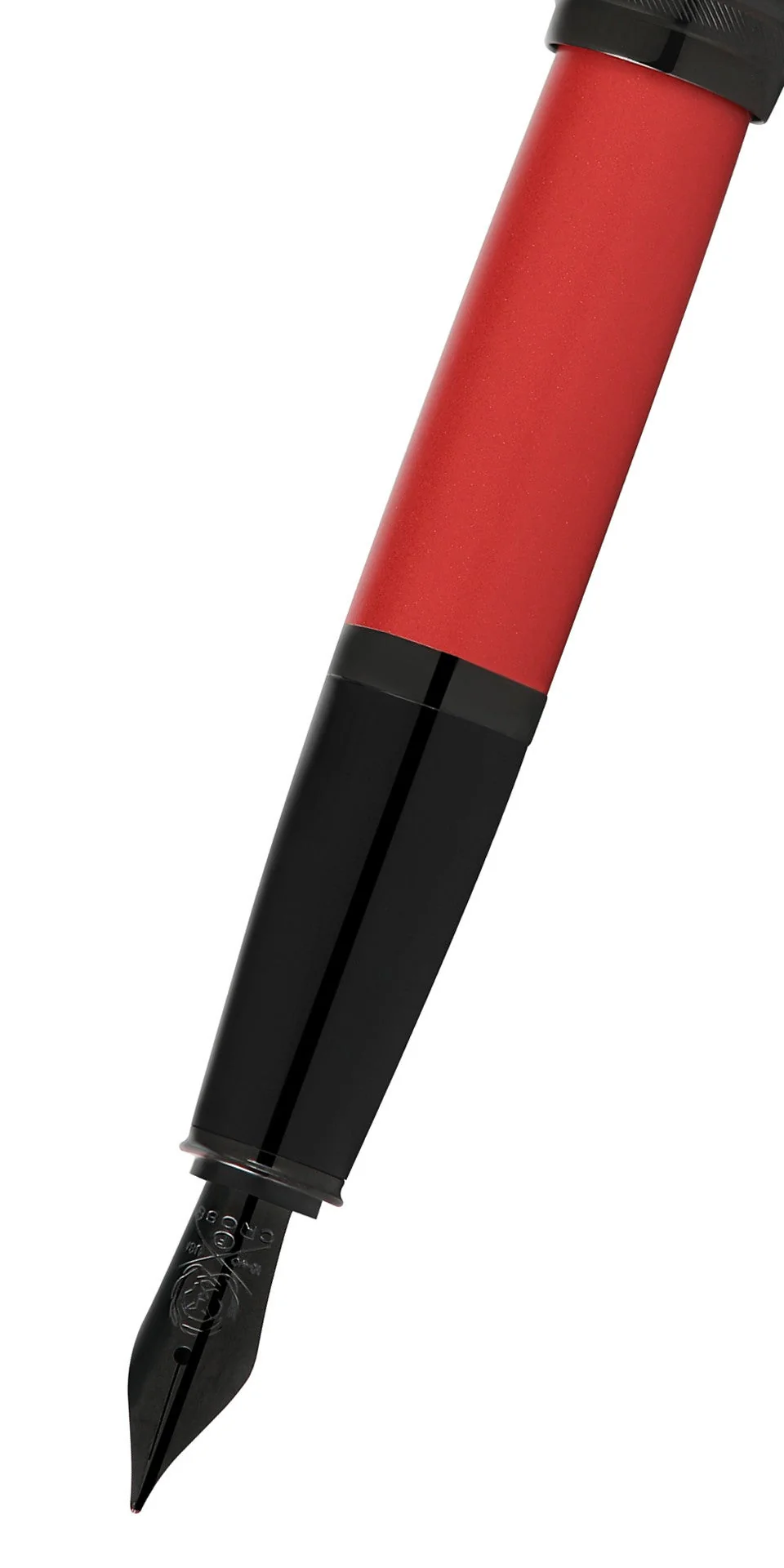 Bailey™ Matte Gray Lacquer Stainless Steel Extra-Fine Nib Fountain Pen - Image 2