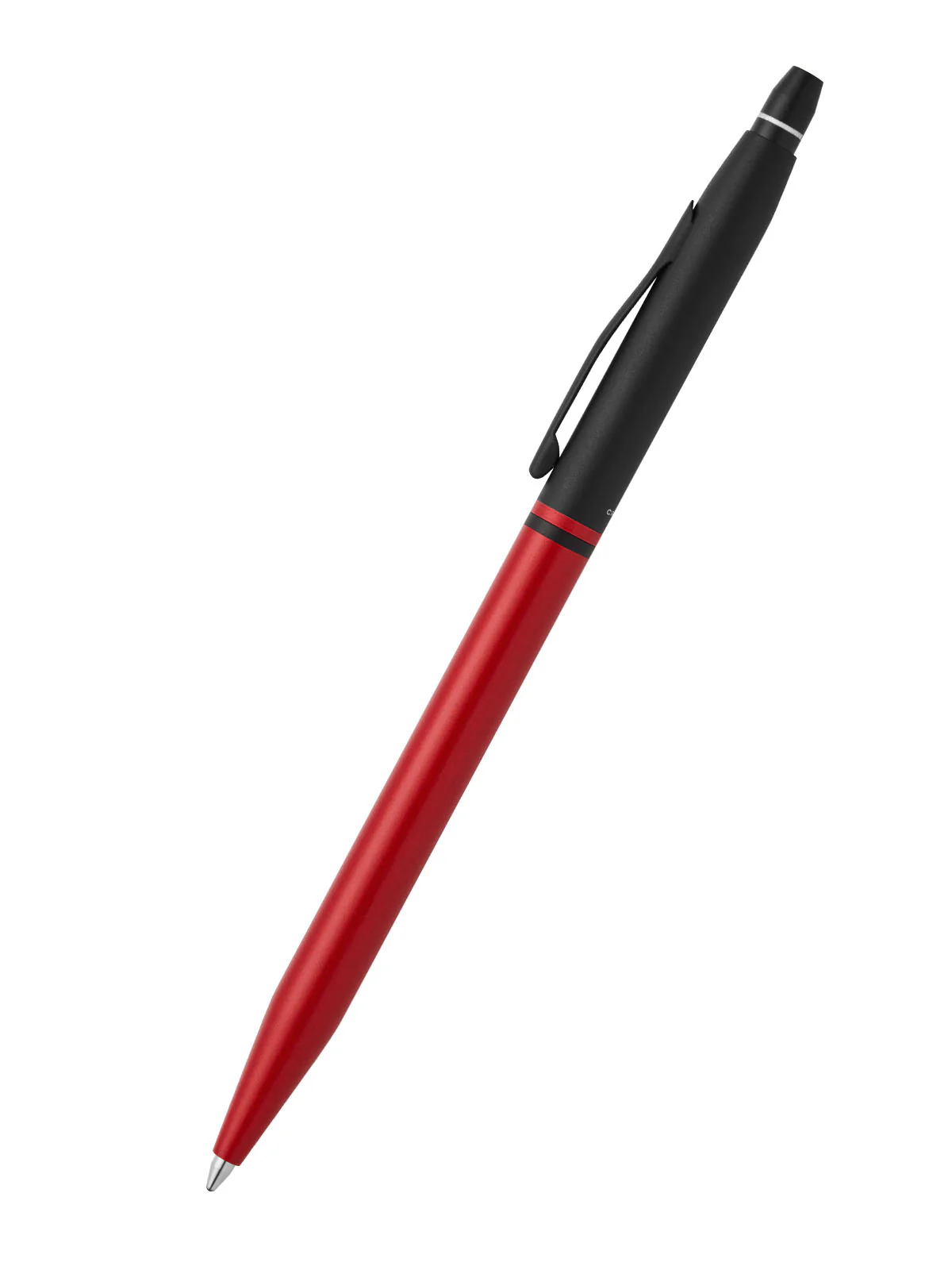 Click™ Tuxedo Satin Metallic Red Ballpoint Pen - Image 4