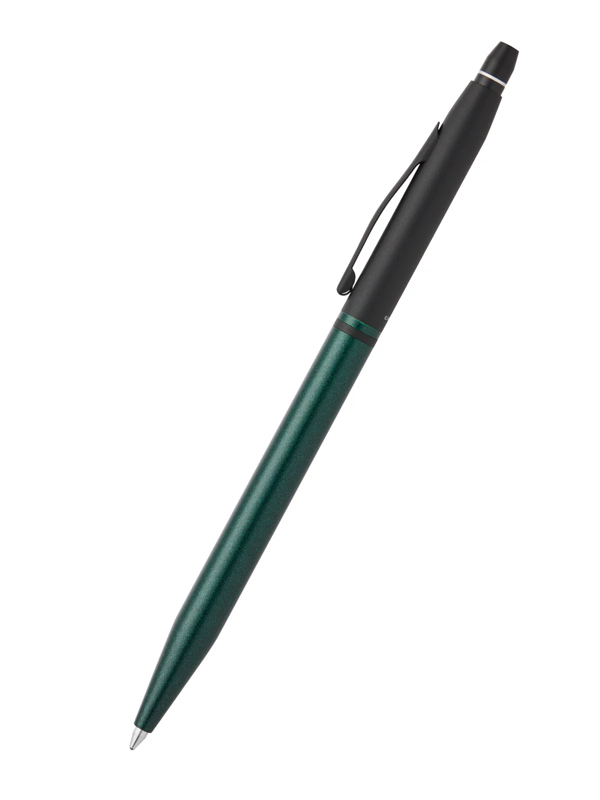 Click™ Tuxedo Satin Metallic Green Ballpoint Pen - Image 3
