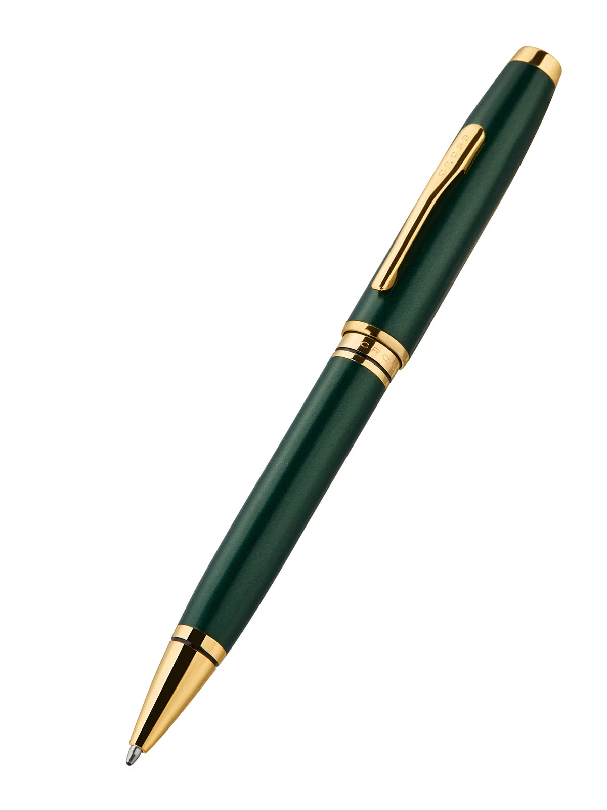 Coventry Satin Metallic Green Lacquer Ballpoint Pen - Image 3